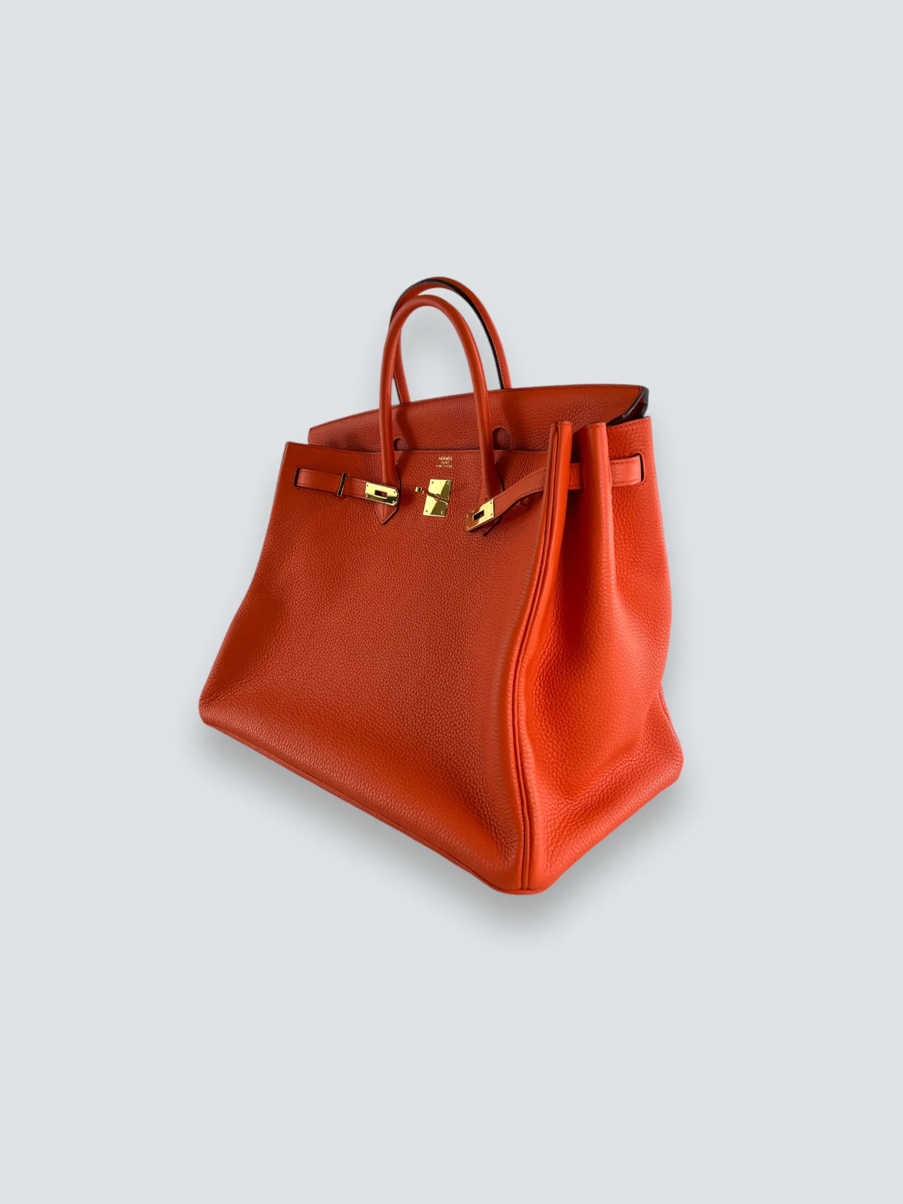 Hermès Classic Orange Togo Leather Birkin 40