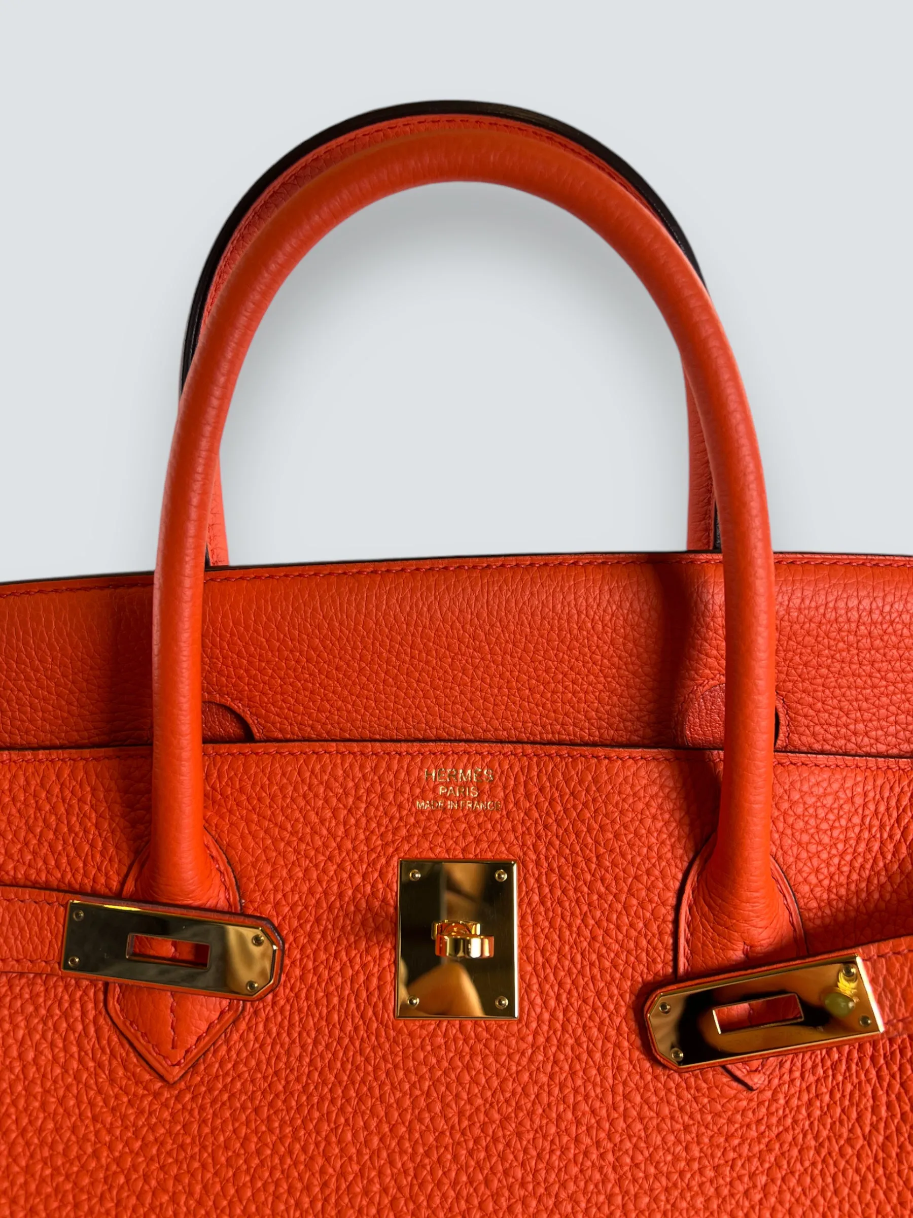 Hermès Classic Orange Togo Leather Birkin 40