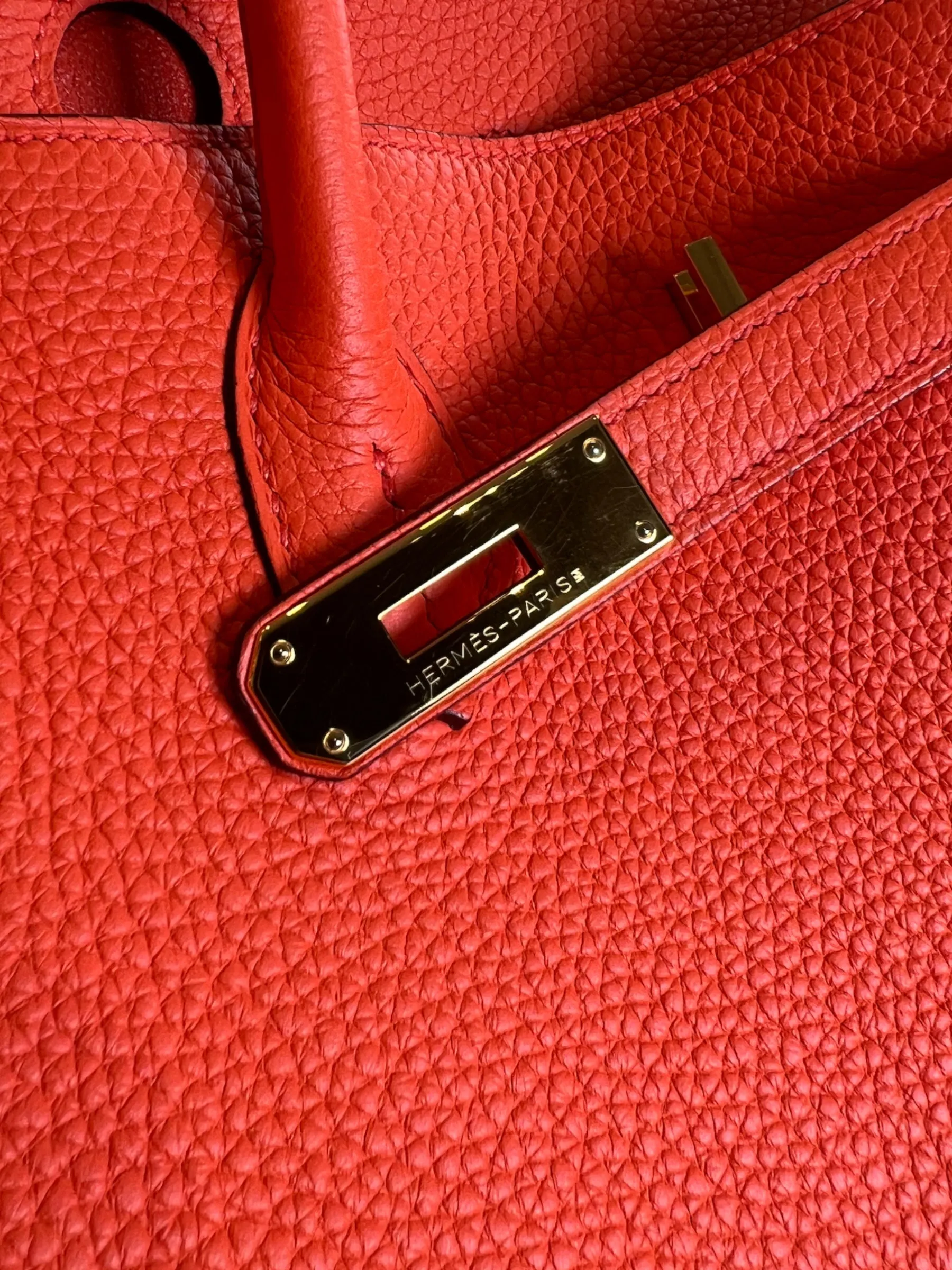 Hermès Classic Orange Togo Leather Birkin 40