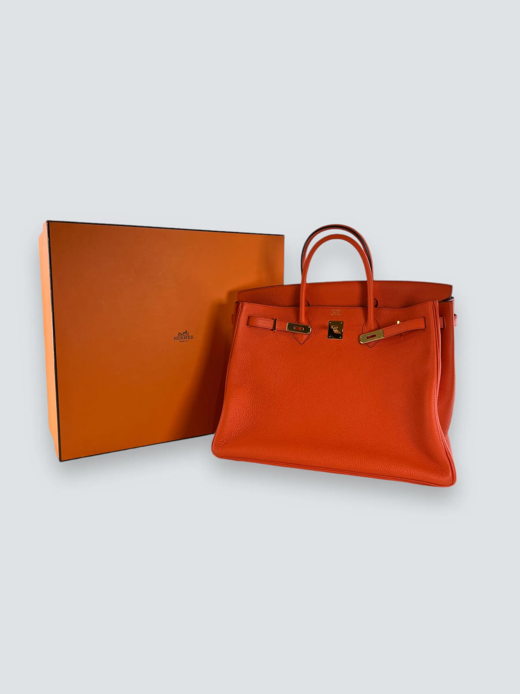 Hermès Classic Orange Togo Leather Birkin 40