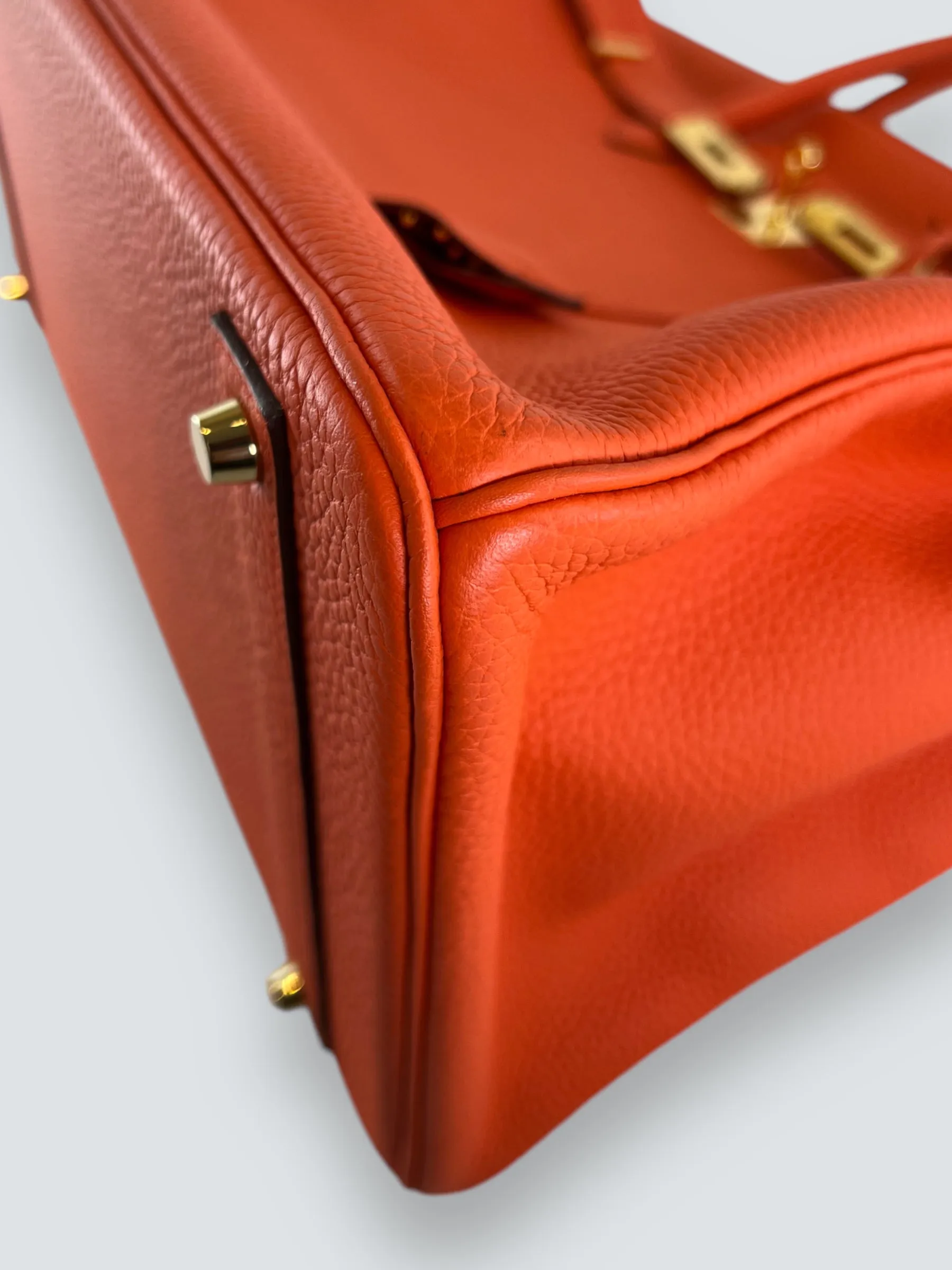 Hermès Classic Orange Togo Leather Birkin 40
