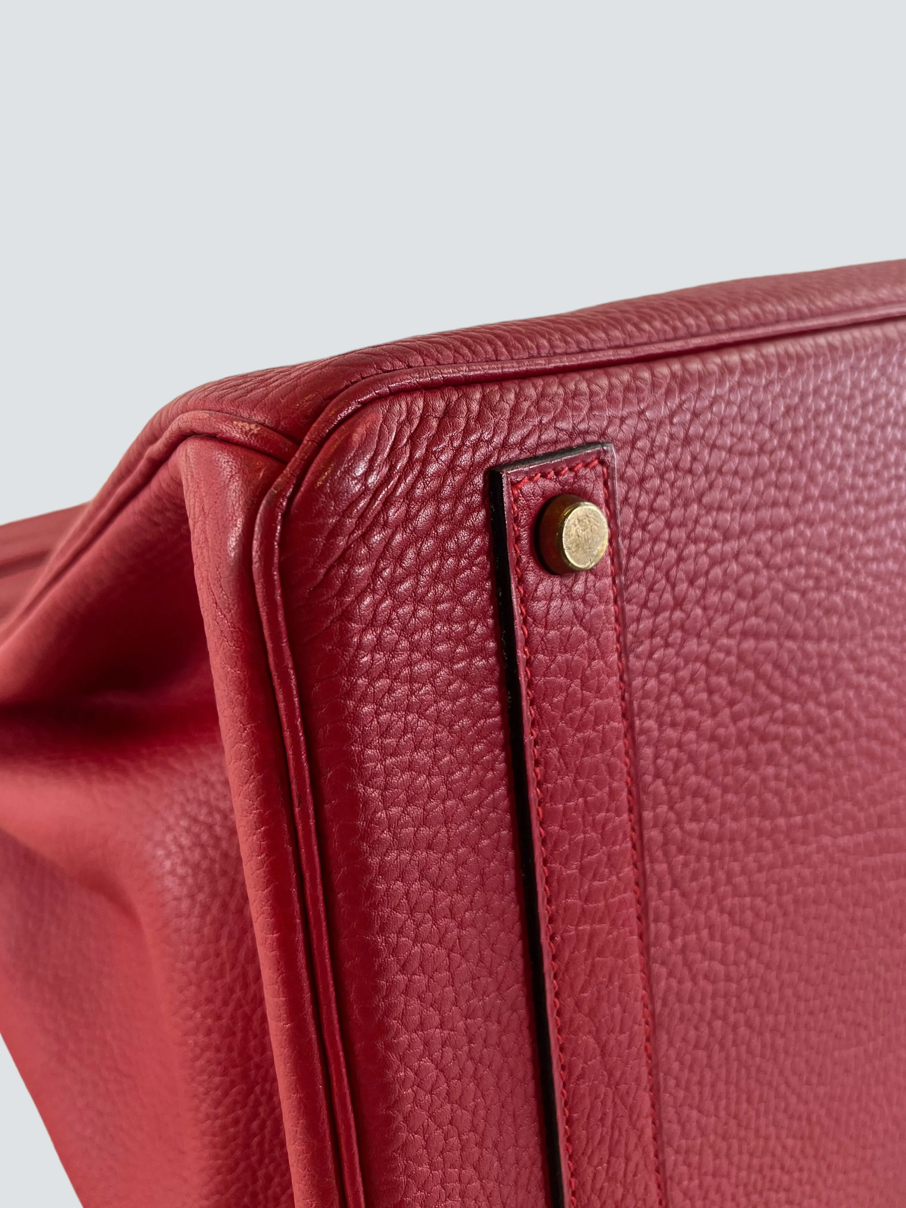 Hermès Red Togo Leather Birkin 40