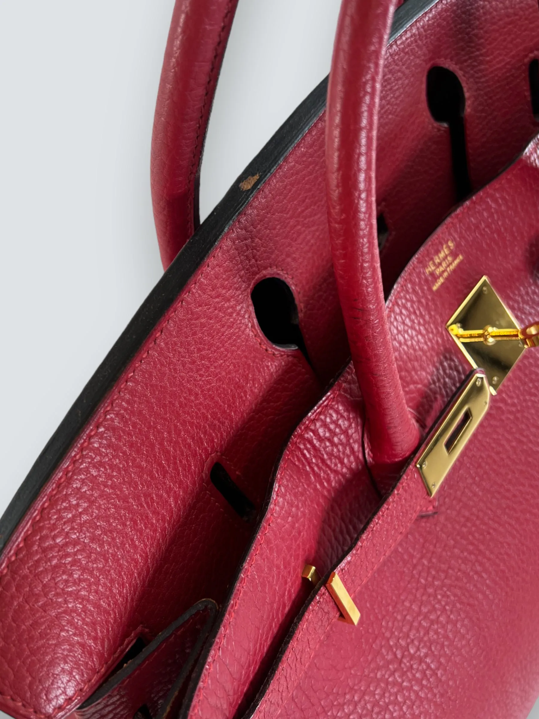 Hermès Red Togo Leather Birkin 40