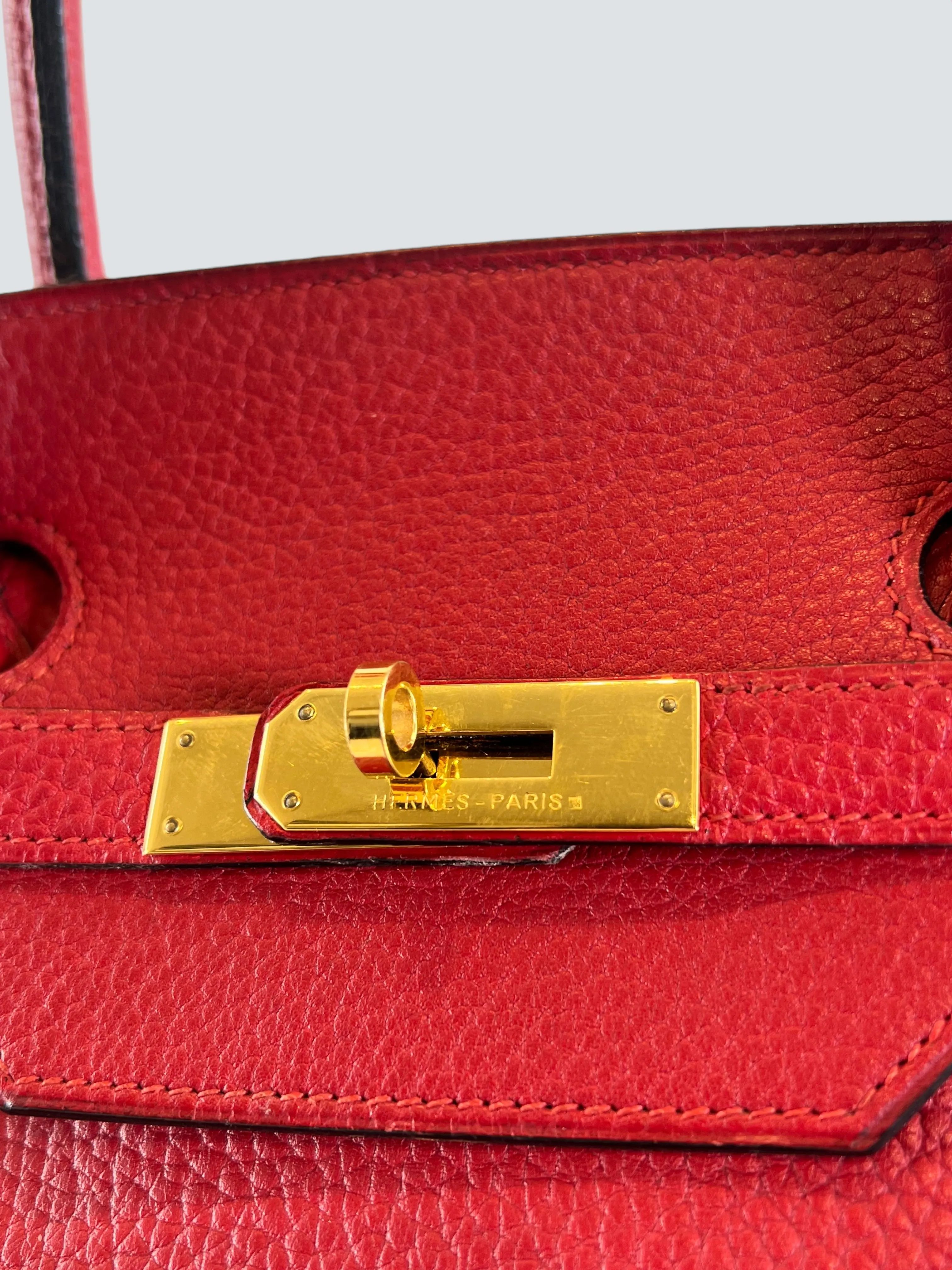 Hermès Red Togo Leather Birkin 40