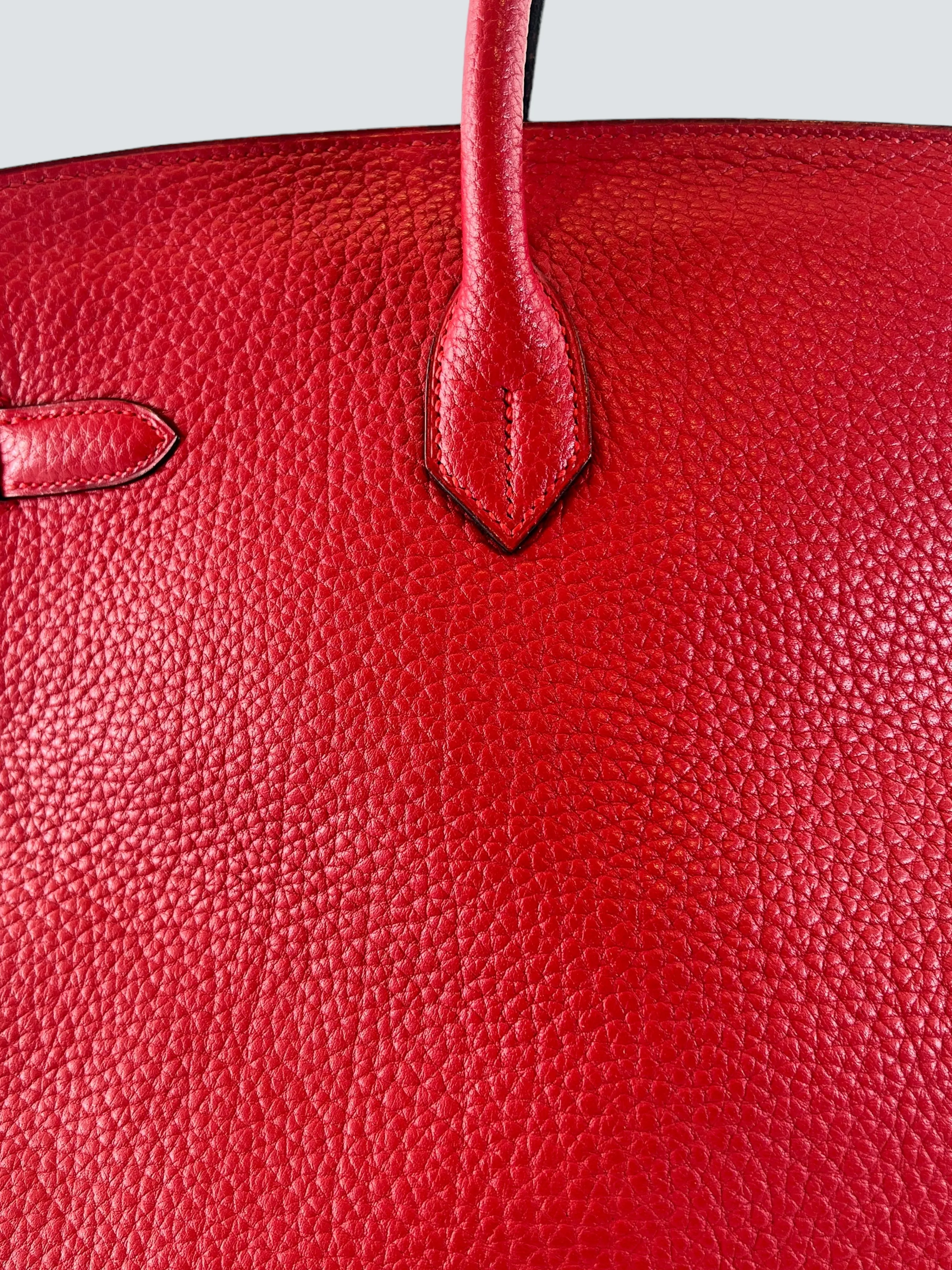 Hermès Red Togo Leather Birkin 40