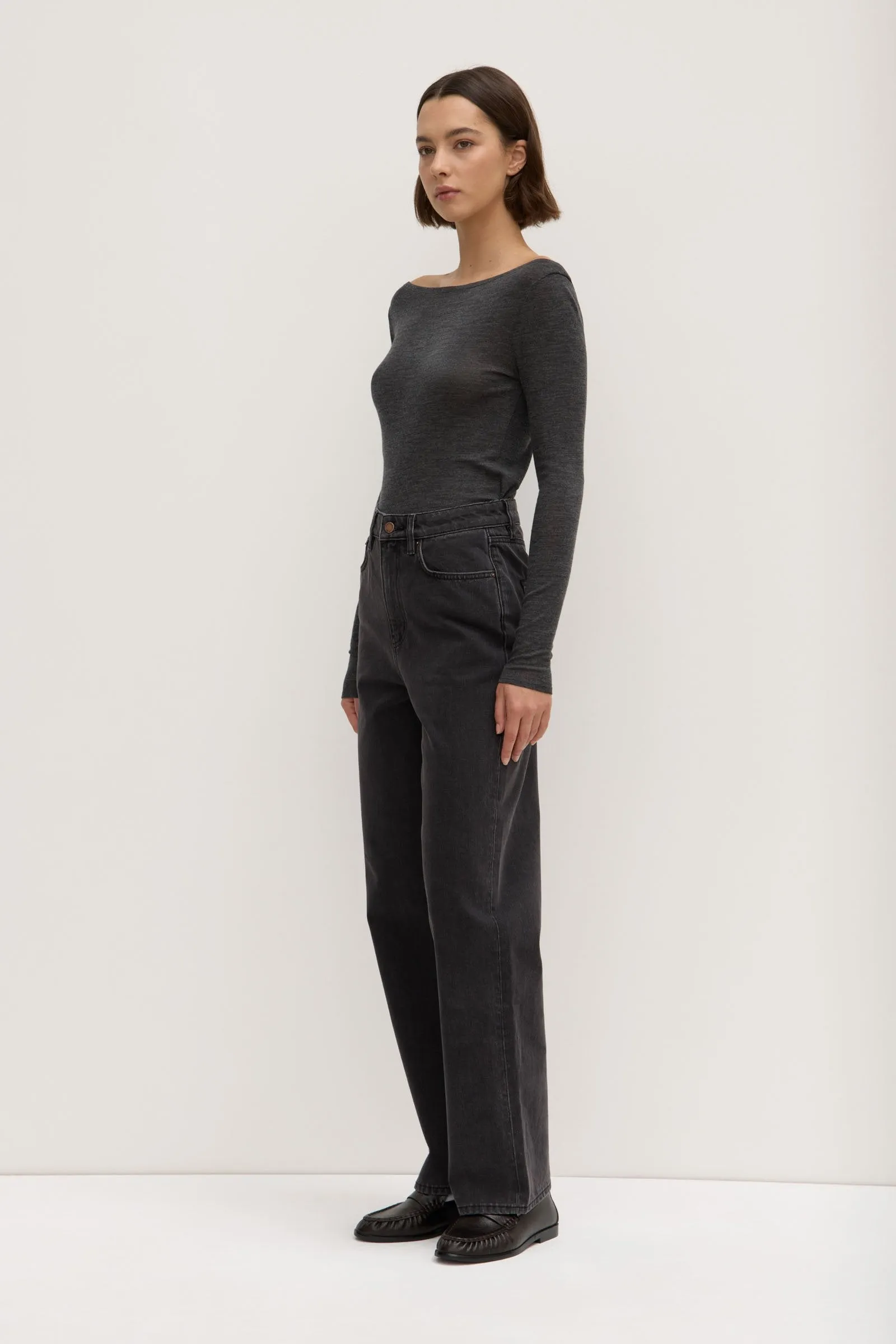 High Waist Straight Jean
