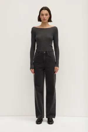 High Waist Straight Jean