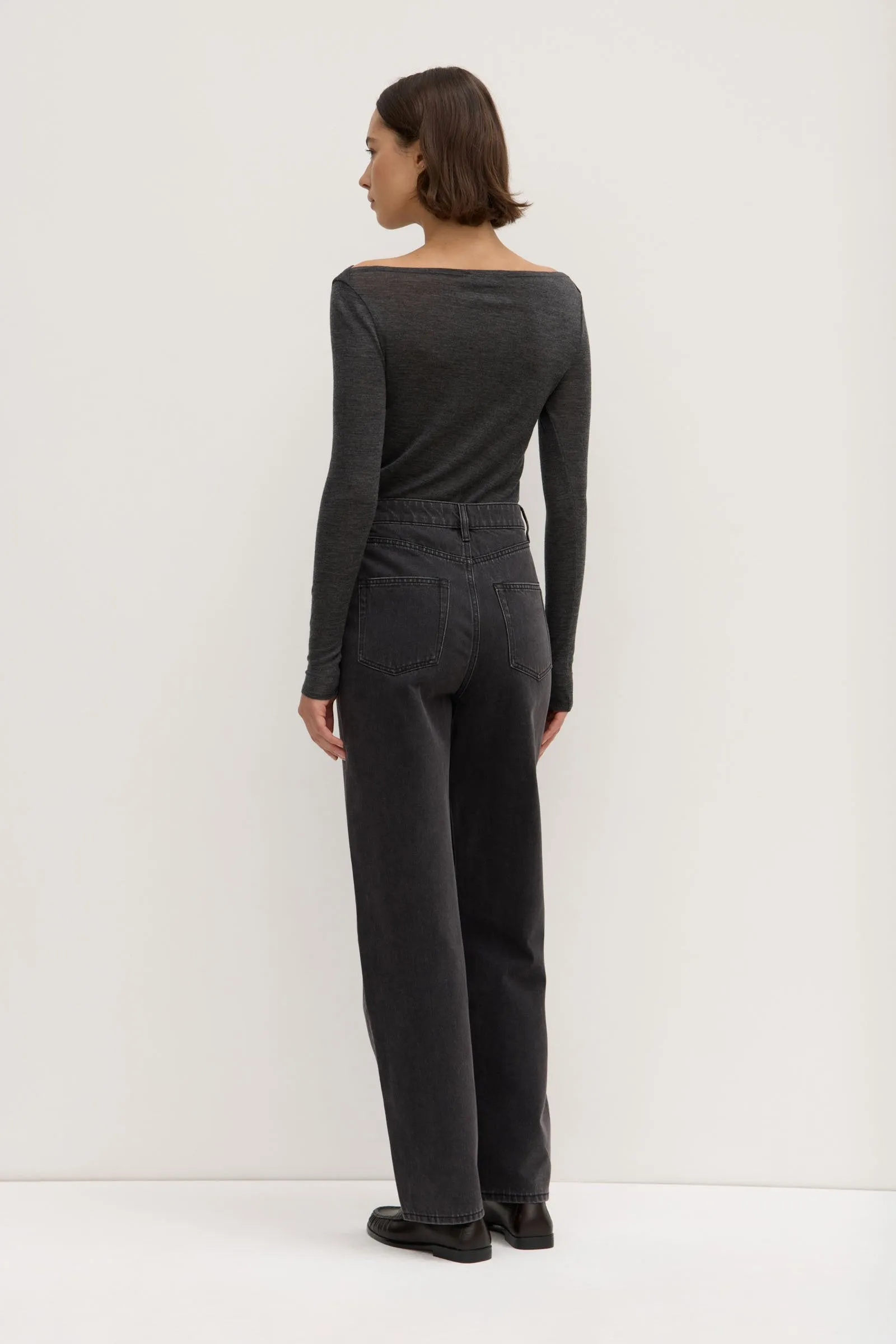 High Waist Straight Jean