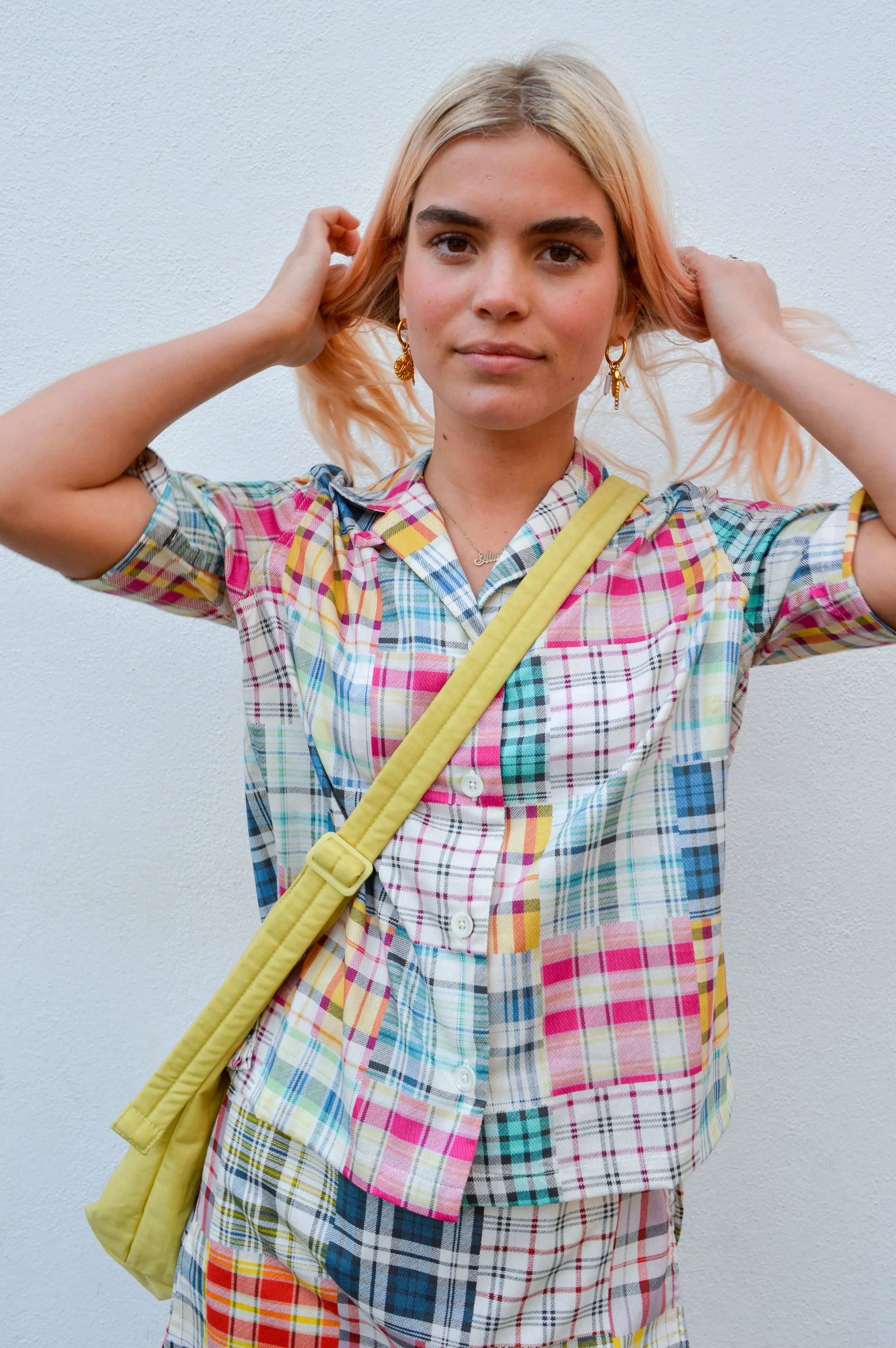 Howlin Cocktails Astro Madras Mix Shirt