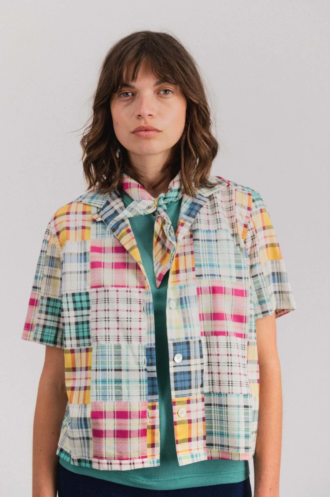Howlin Cocktails Astro Madras Mix Shirt