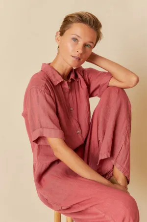 Indi & Cold Sandia Pink Jumpsuit