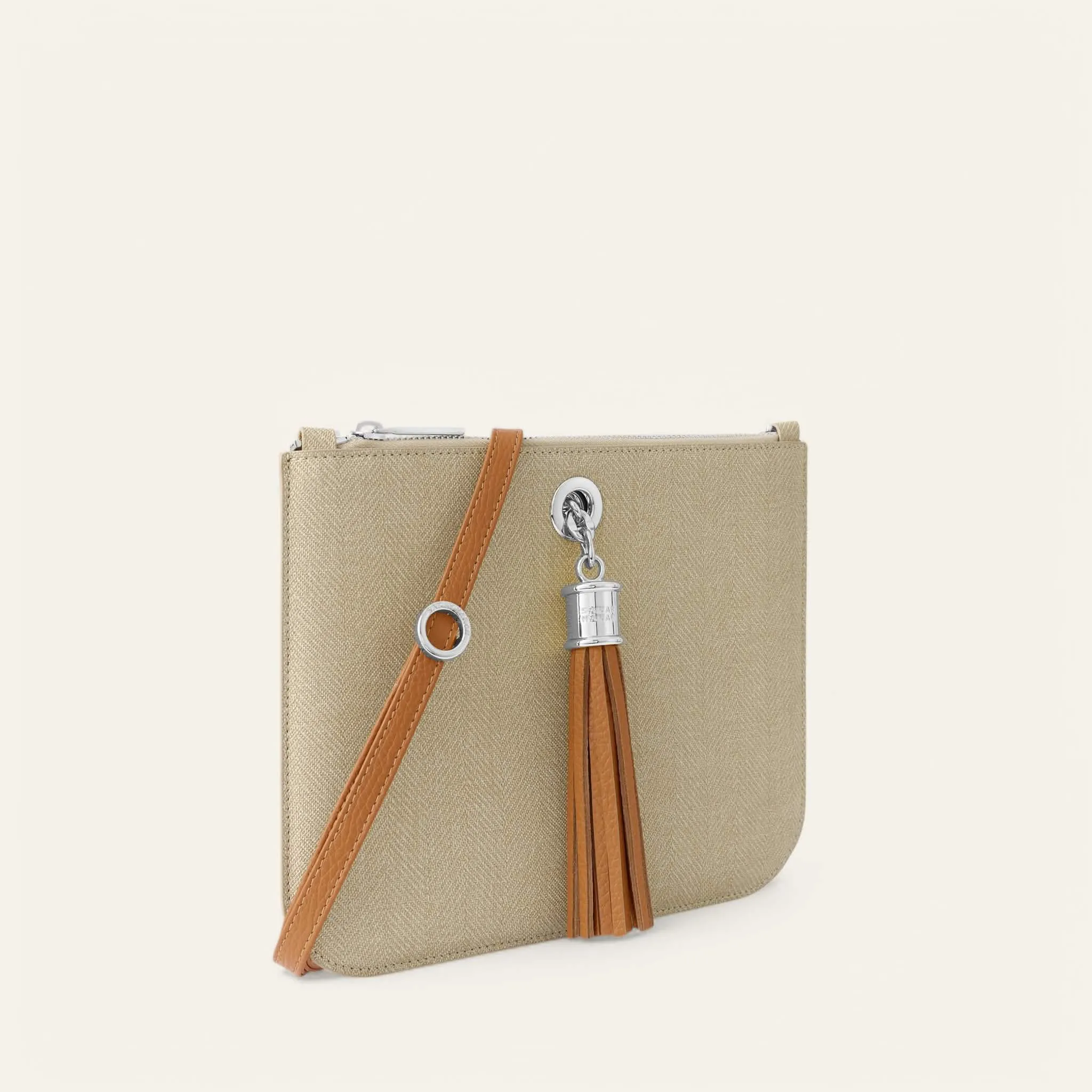 Ivy | Sand Tan with Silver hardware