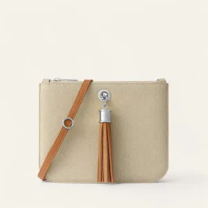 Ivy | Sand Tan with Silver hardware