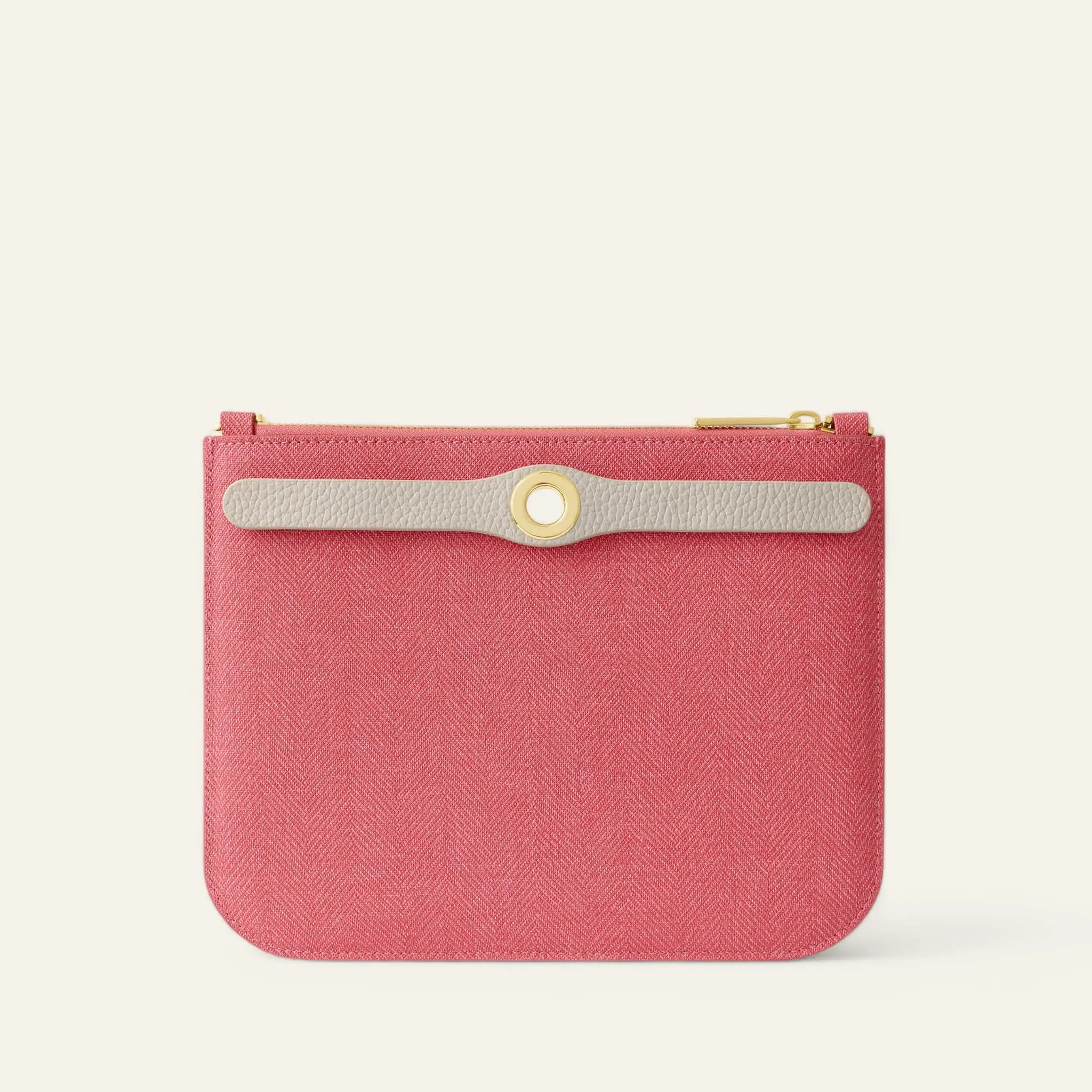 Ivy | Strawberry Porcelain with Gold hardware