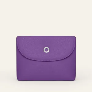 Jasmine Crossbody | Amethyst with Silver hardware