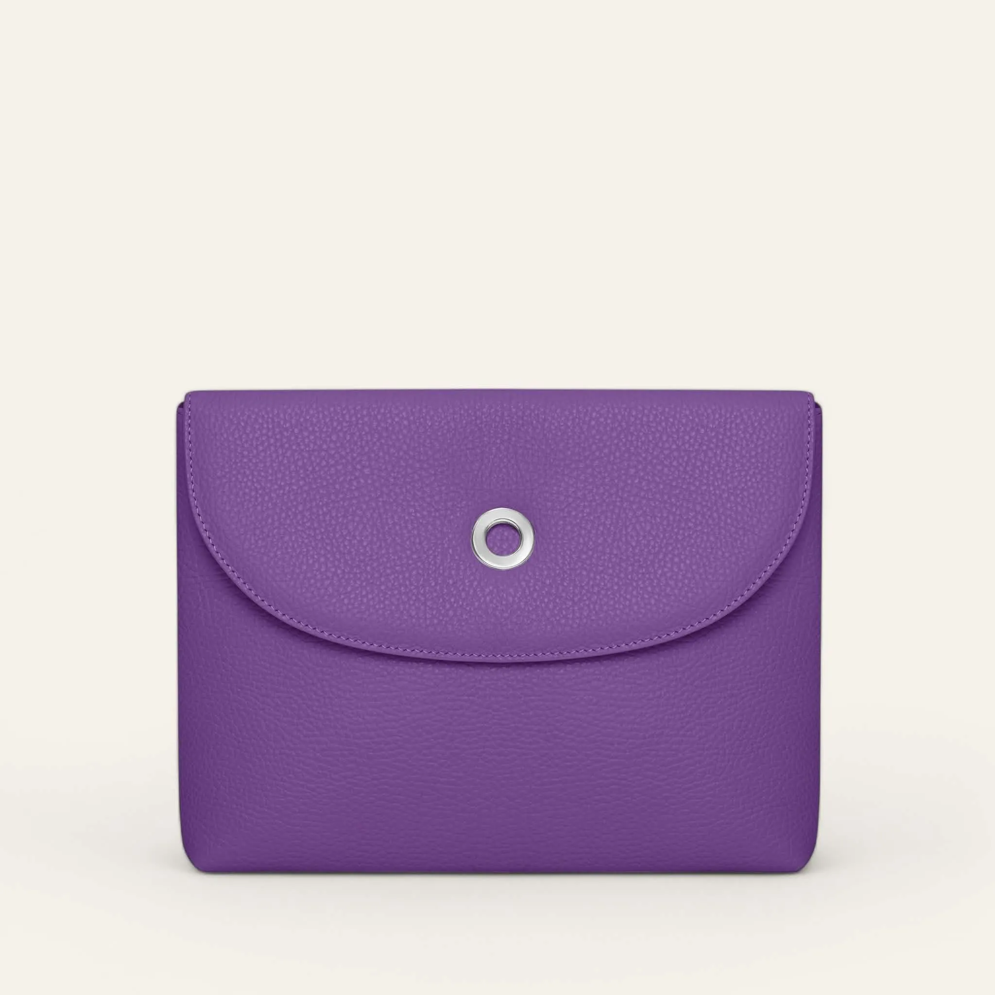 Jasmine Crossbody | Amethyst with Silver hardware