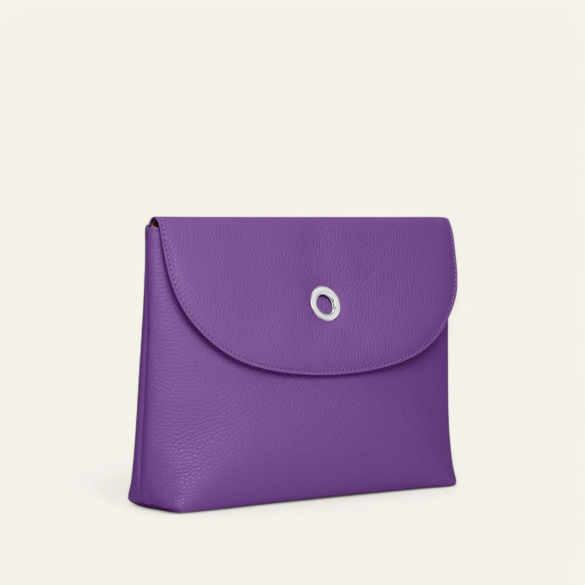 Jasmine Crossbody | Amethyst with Silver hardware