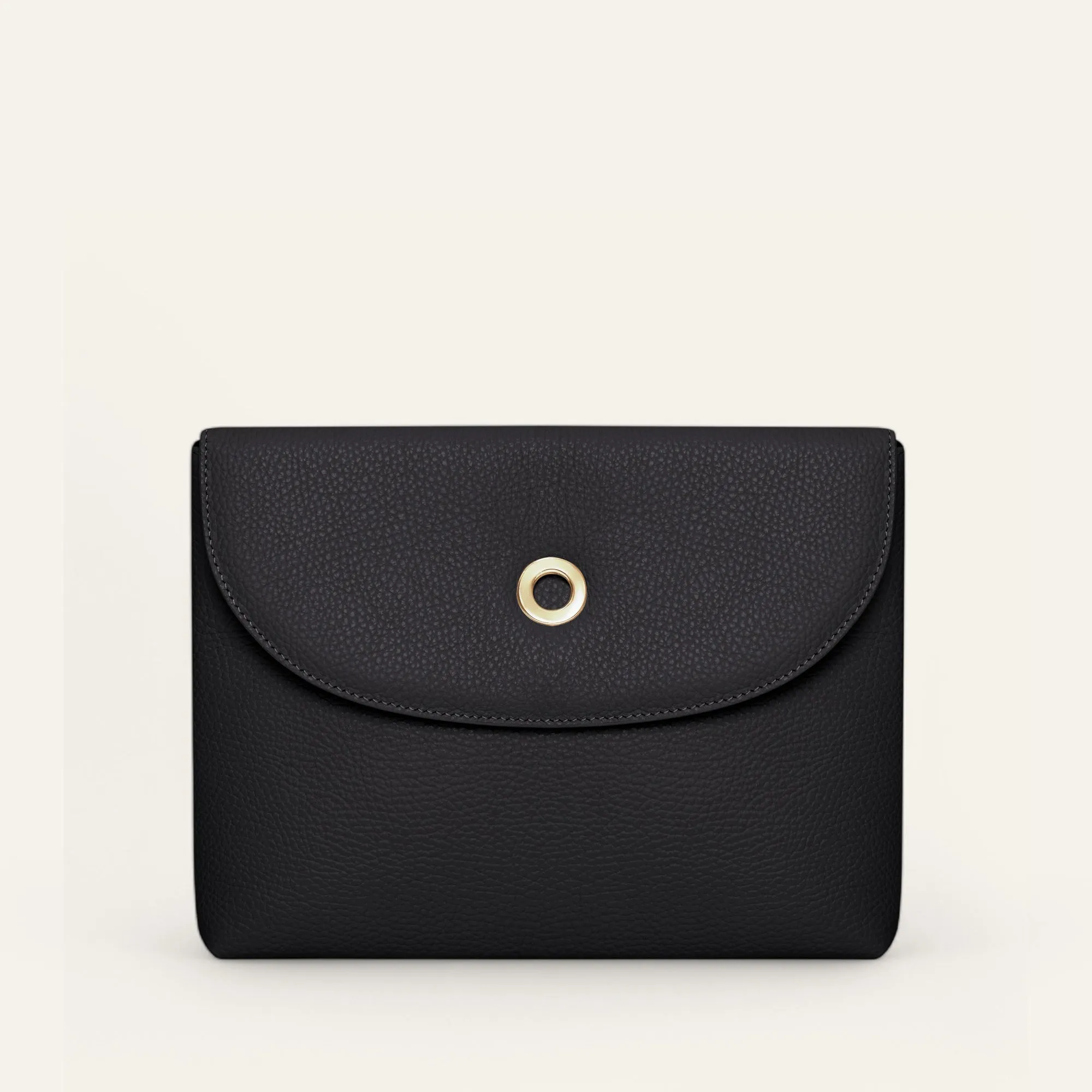 Jasmine Crossbody | Black with Gold hardware