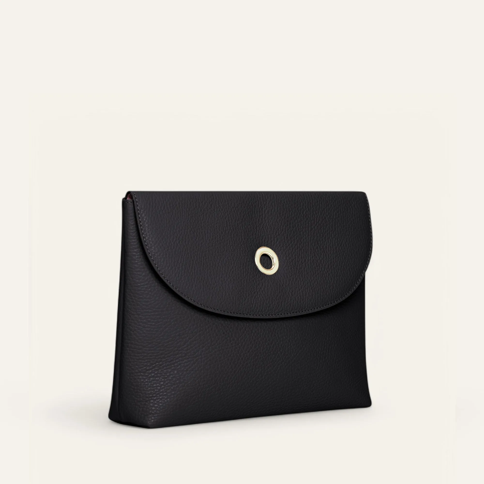 Jasmine Crossbody | Black with Gold hardware