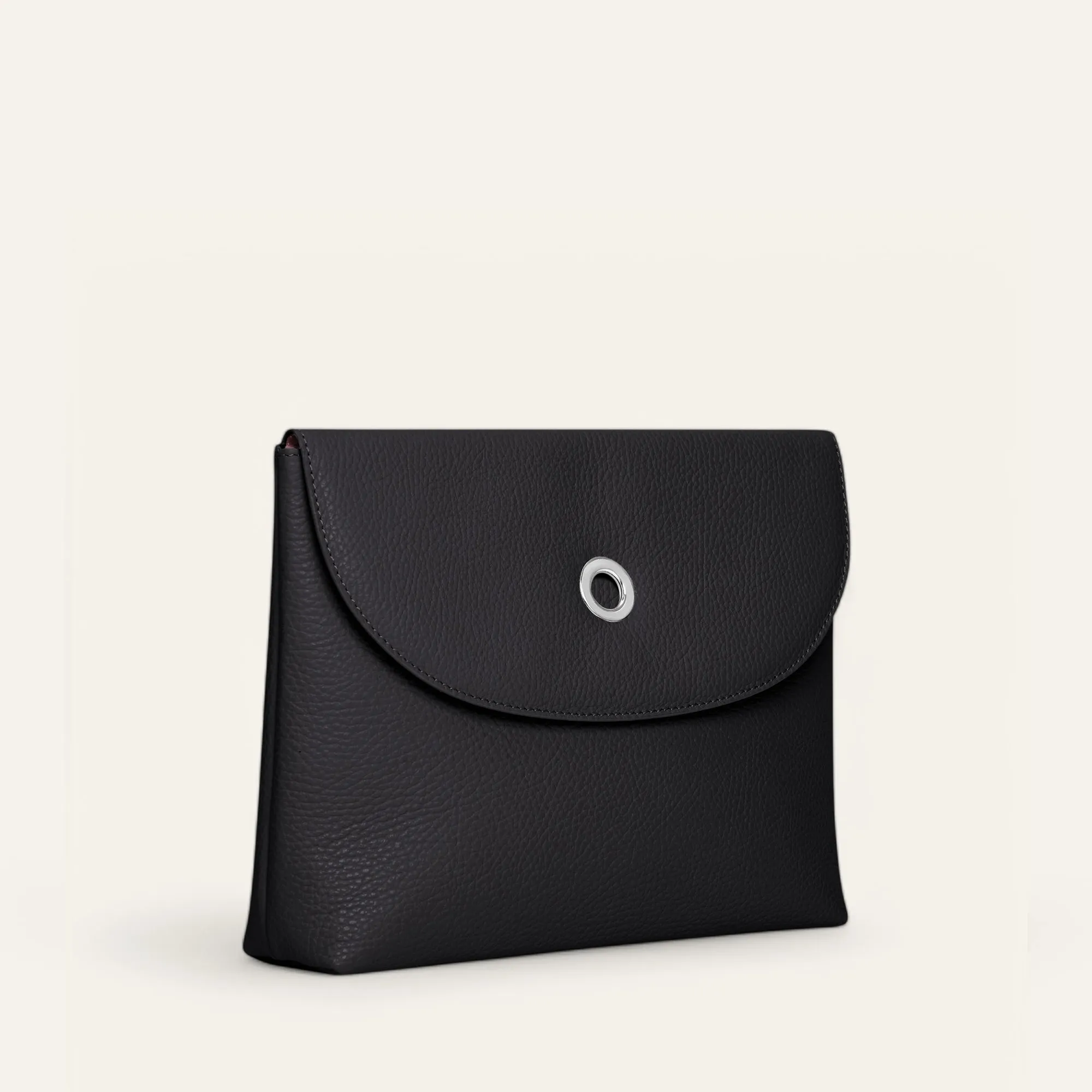 Jasmine Crossbody | Black with Silver hardware