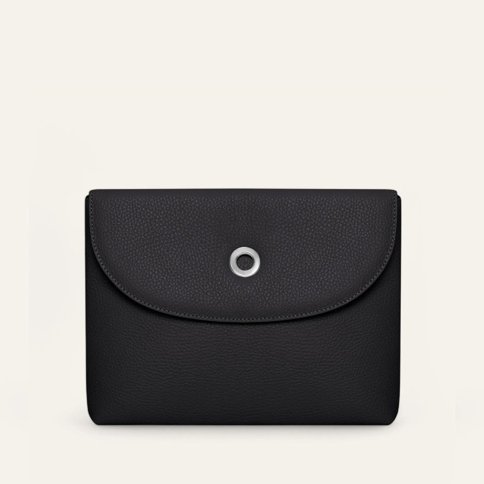 Jasmine Crossbody | Black with Silver hardware