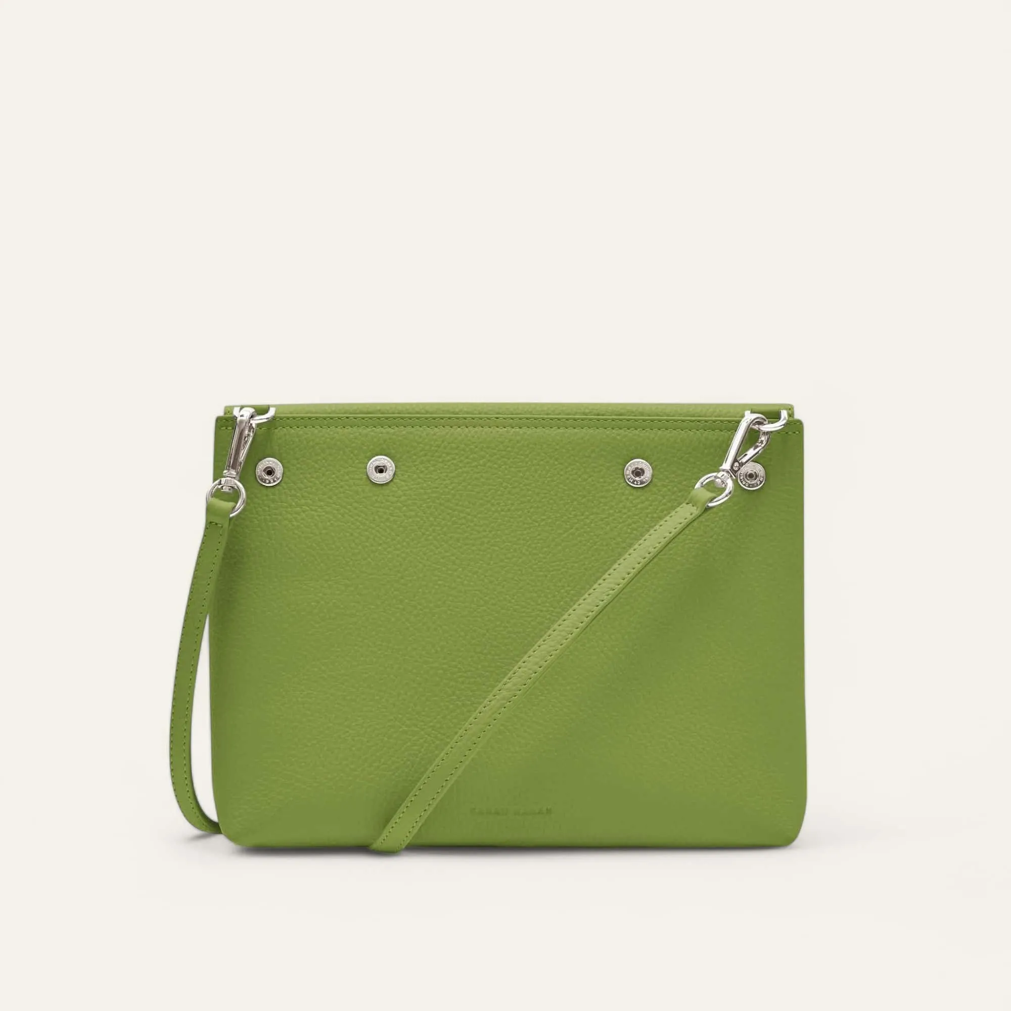 Jasmine Crossbody | Chartreuse with Silver hardware