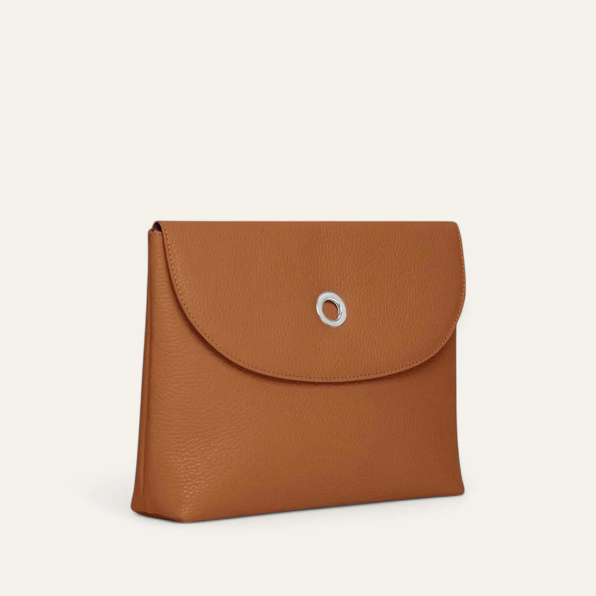 Jasmine Crossbody | Tan with Silver hardware