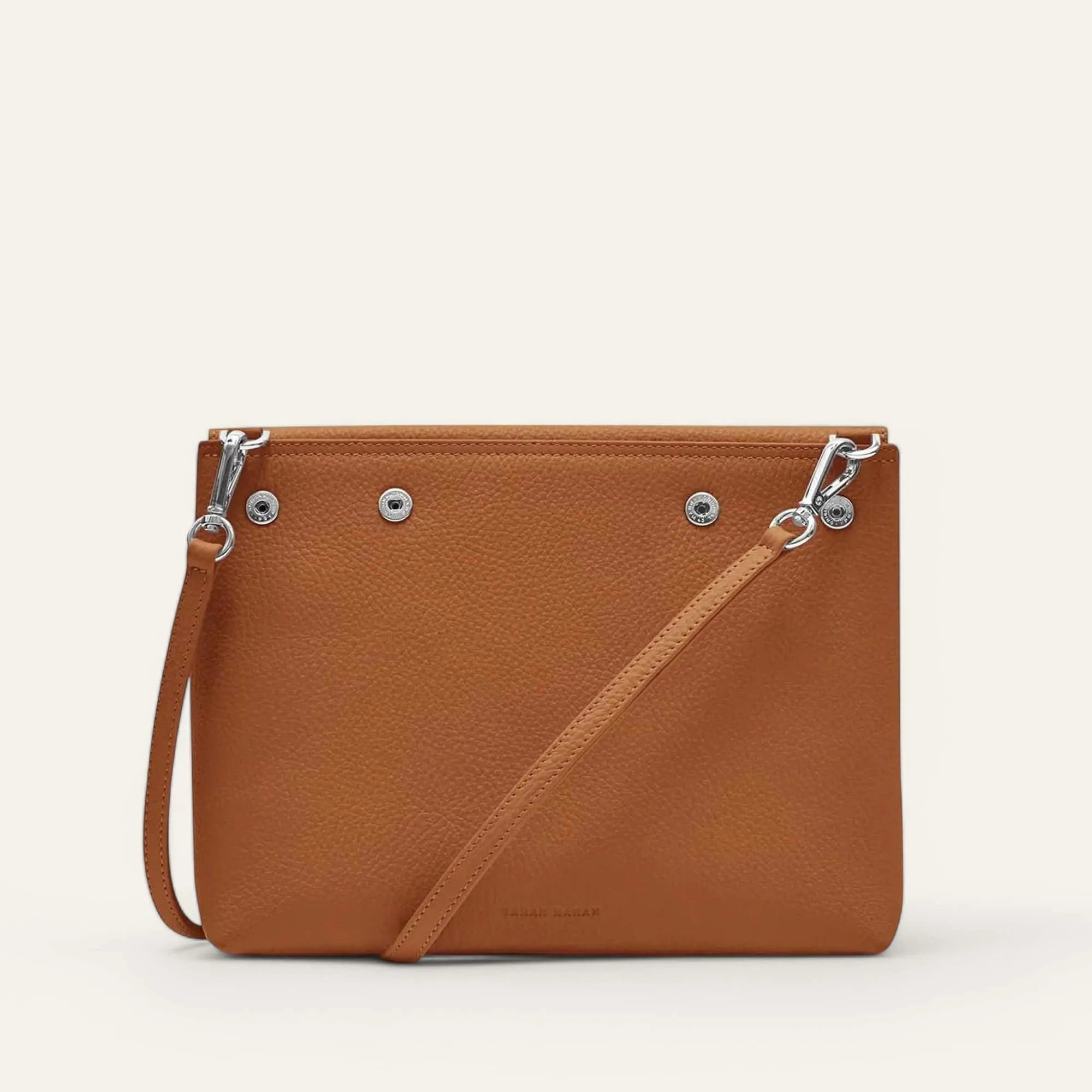 Jasmine Crossbody | Tan with Silver hardware
