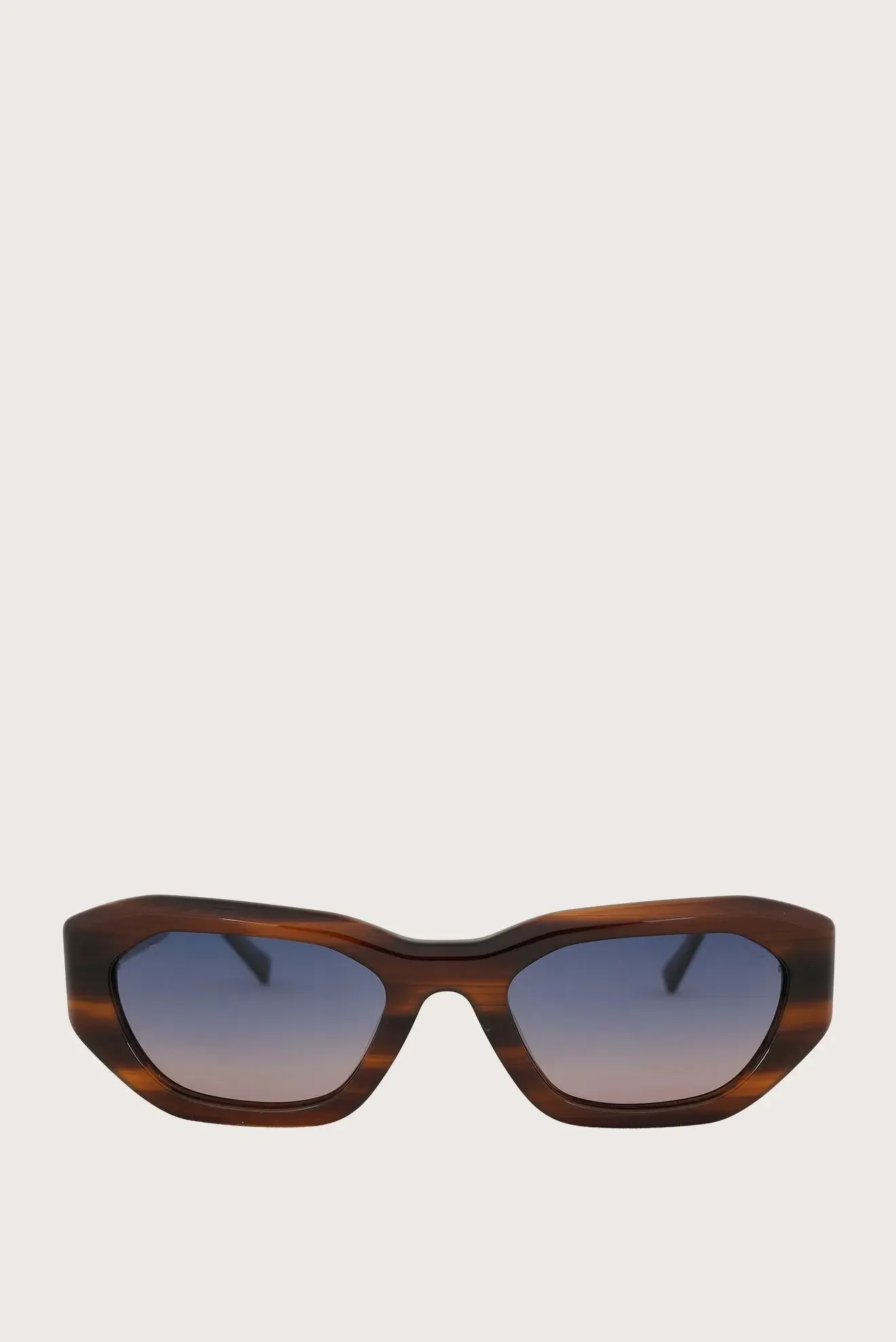 Kerry Glasses - Oversize - Marbled Brown