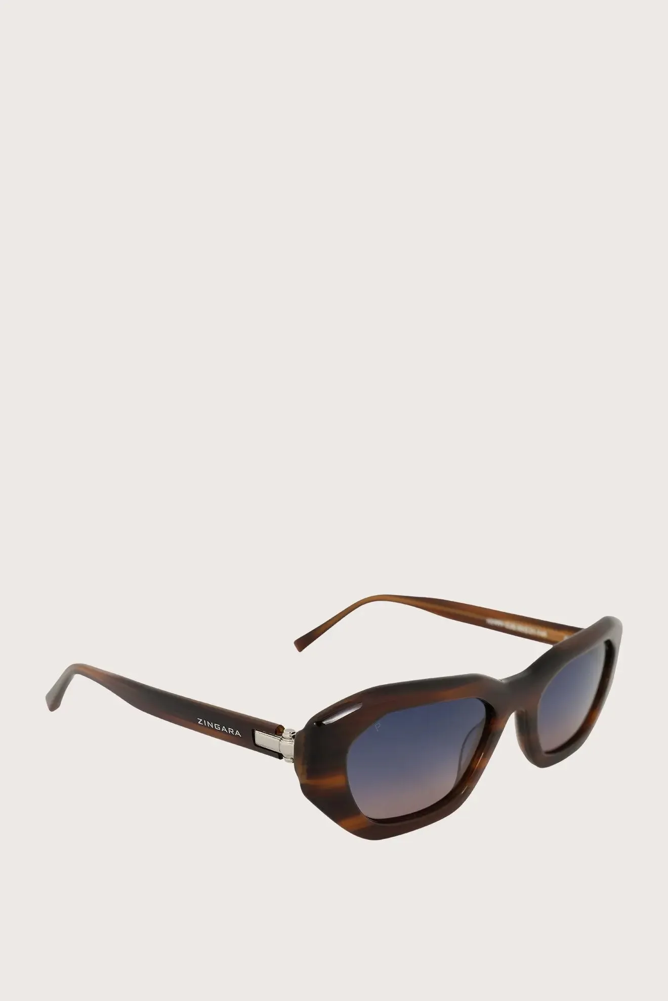 Kerry Glasses - Oversize - Marbled Brown
