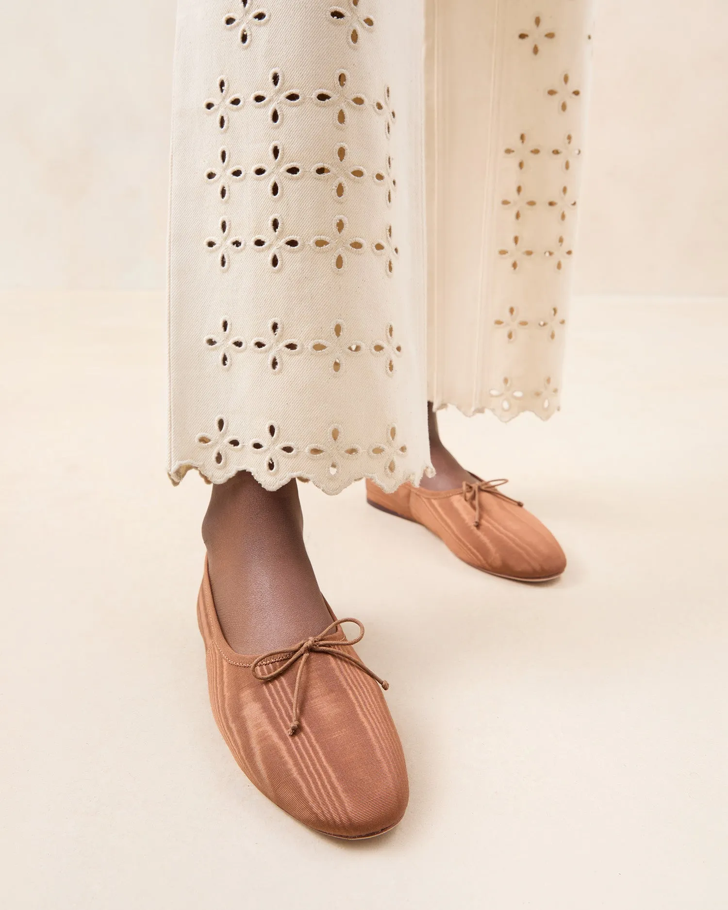 Landon Nutmeg Moiré Ballet Flat