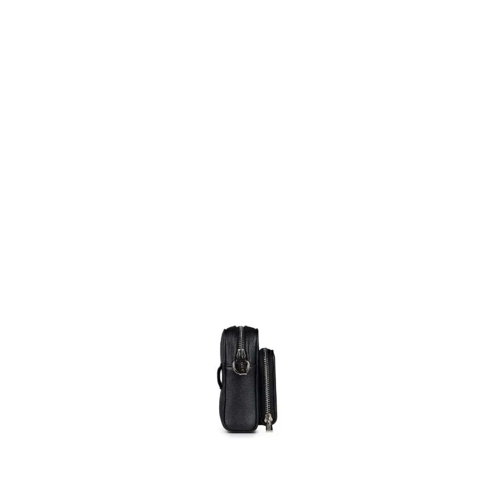 Le Ana - Sac à main 3-en-1 en cuir vegan recyclé noir
