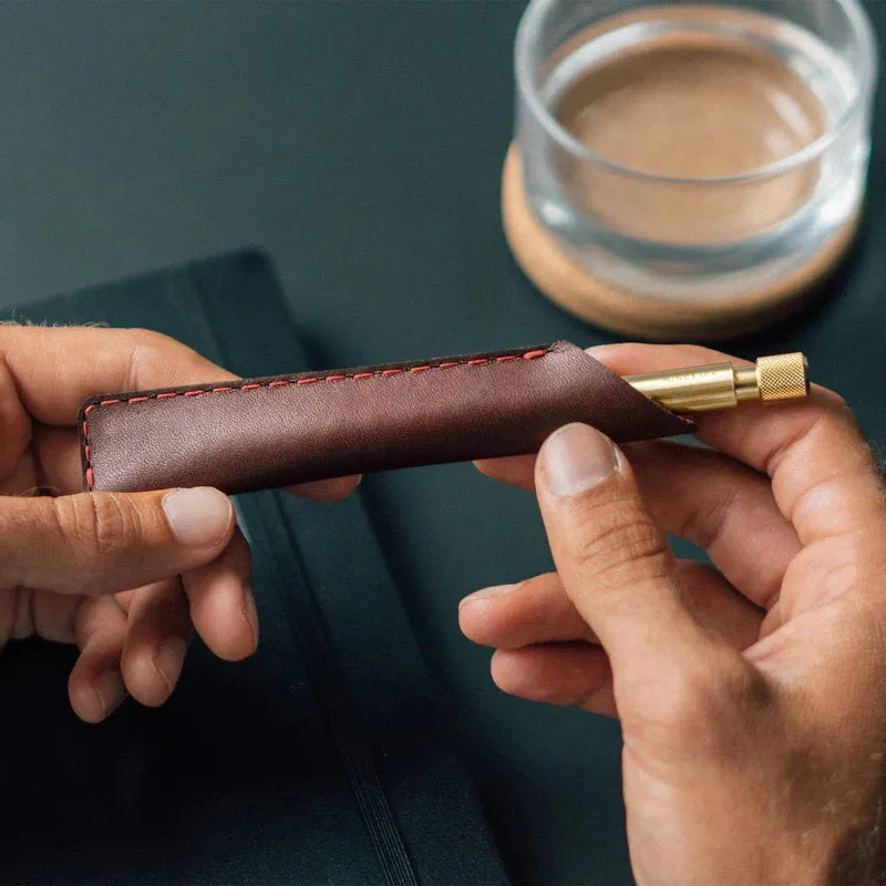 Leather Pen/ Pencil Sleeve