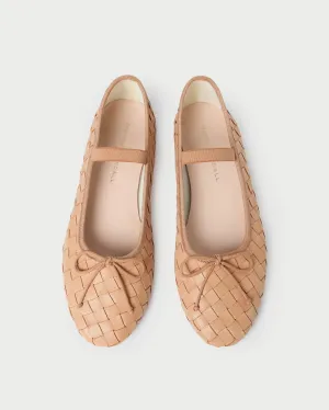 Leonie Honey Ballet Flat