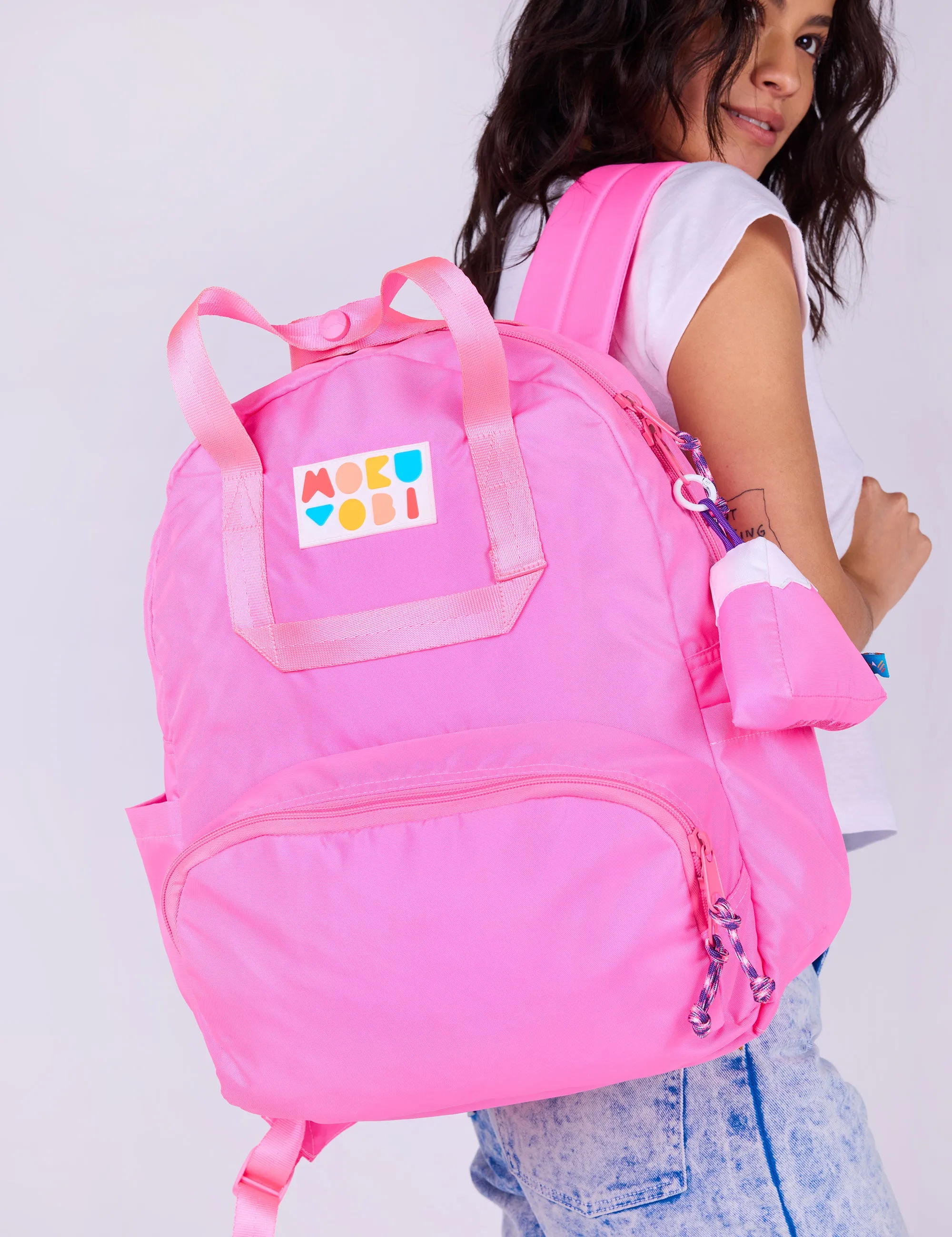 Light Pink Atlas Backpack