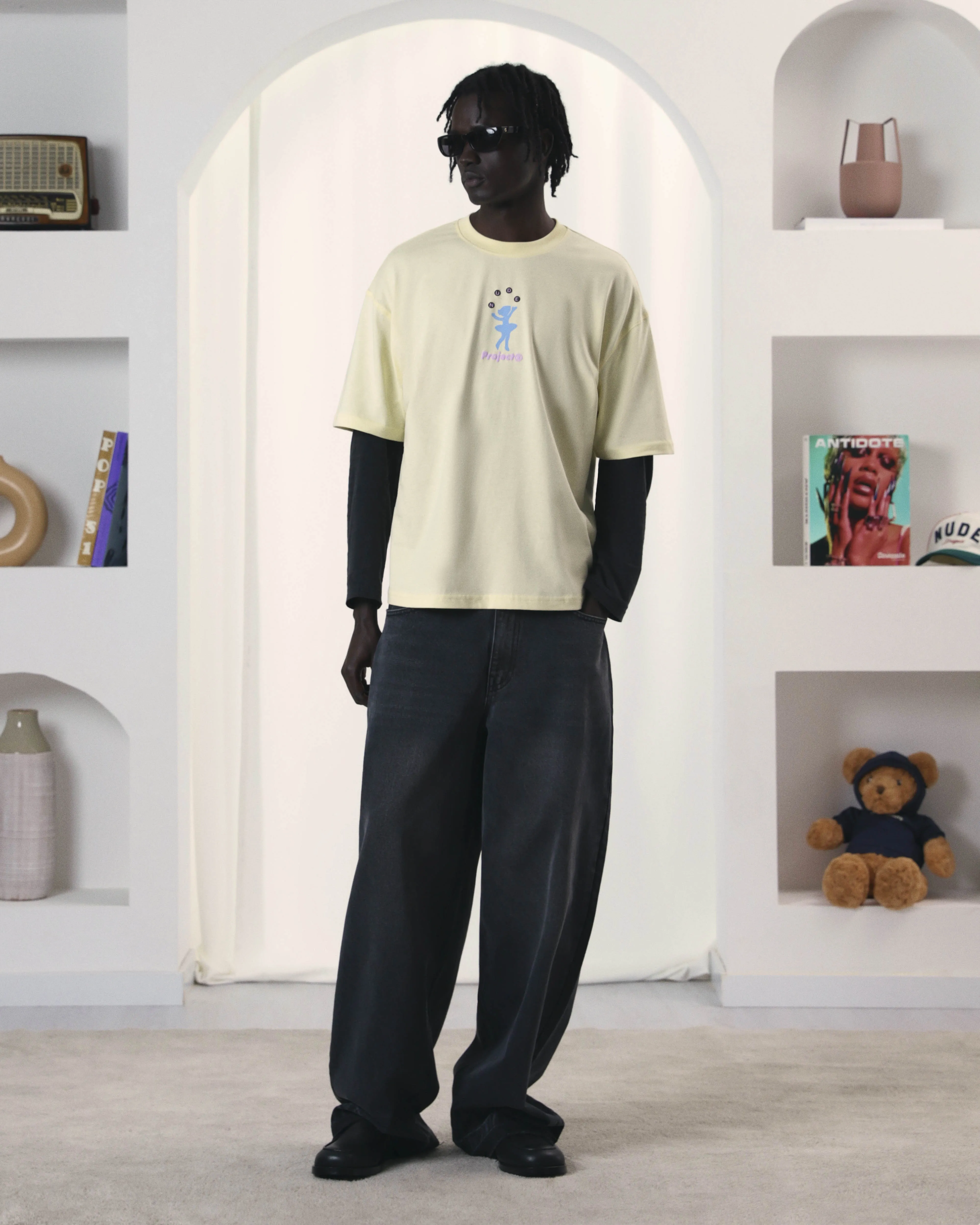 Lil'Rebel Tee Soft Yellow