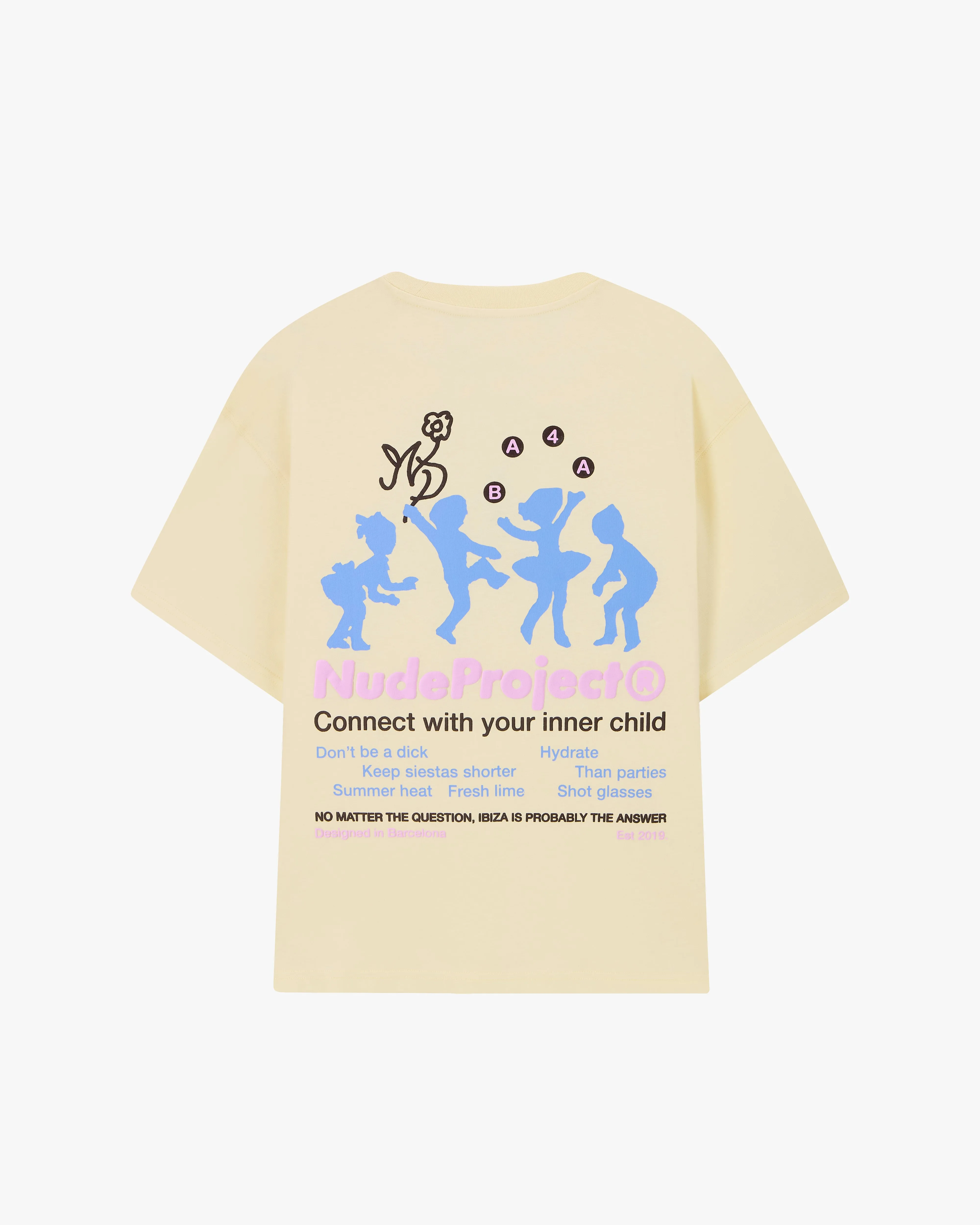 Lil'Rebel Tee Soft Yellow