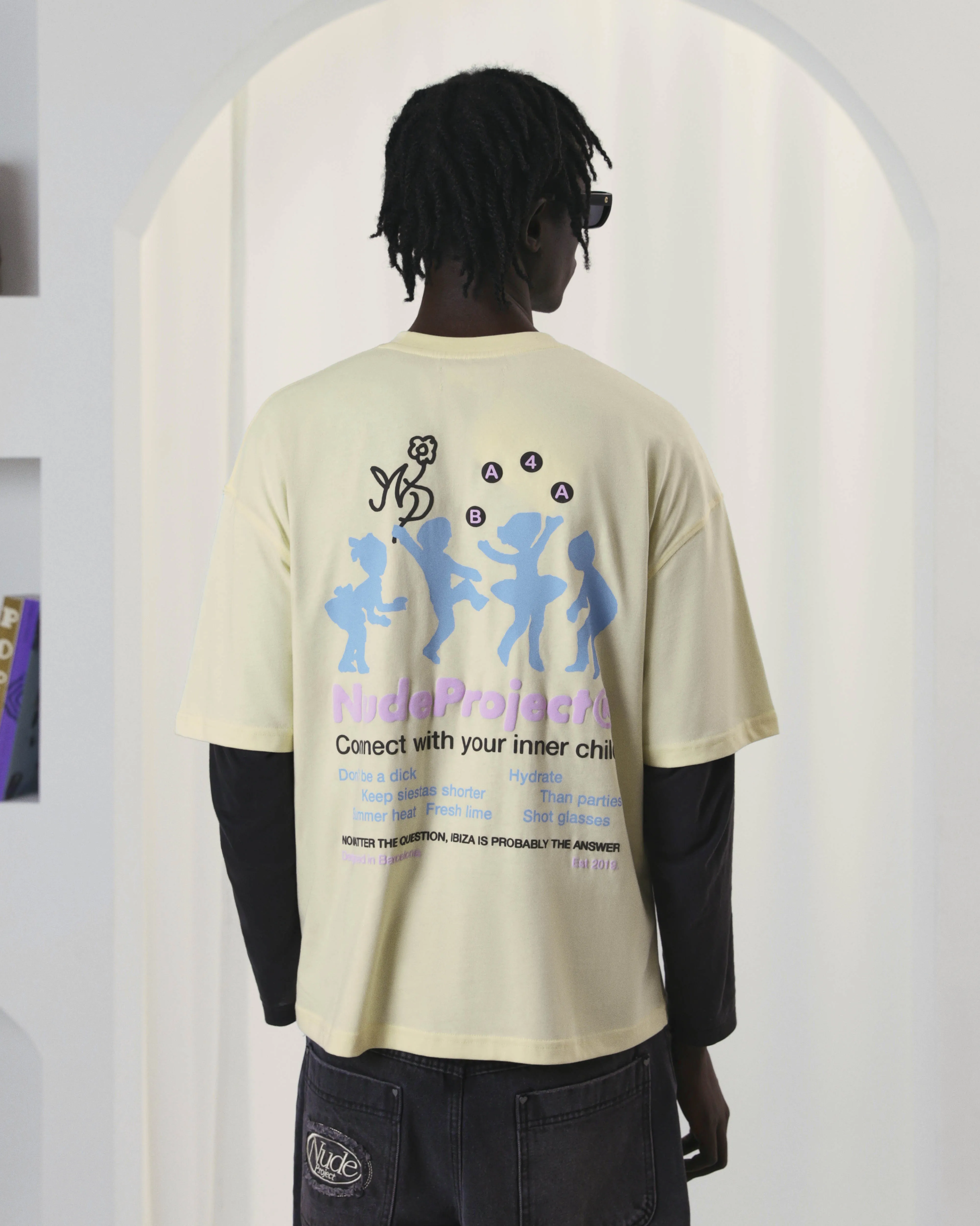 Lil'Rebel Tee Soft Yellow