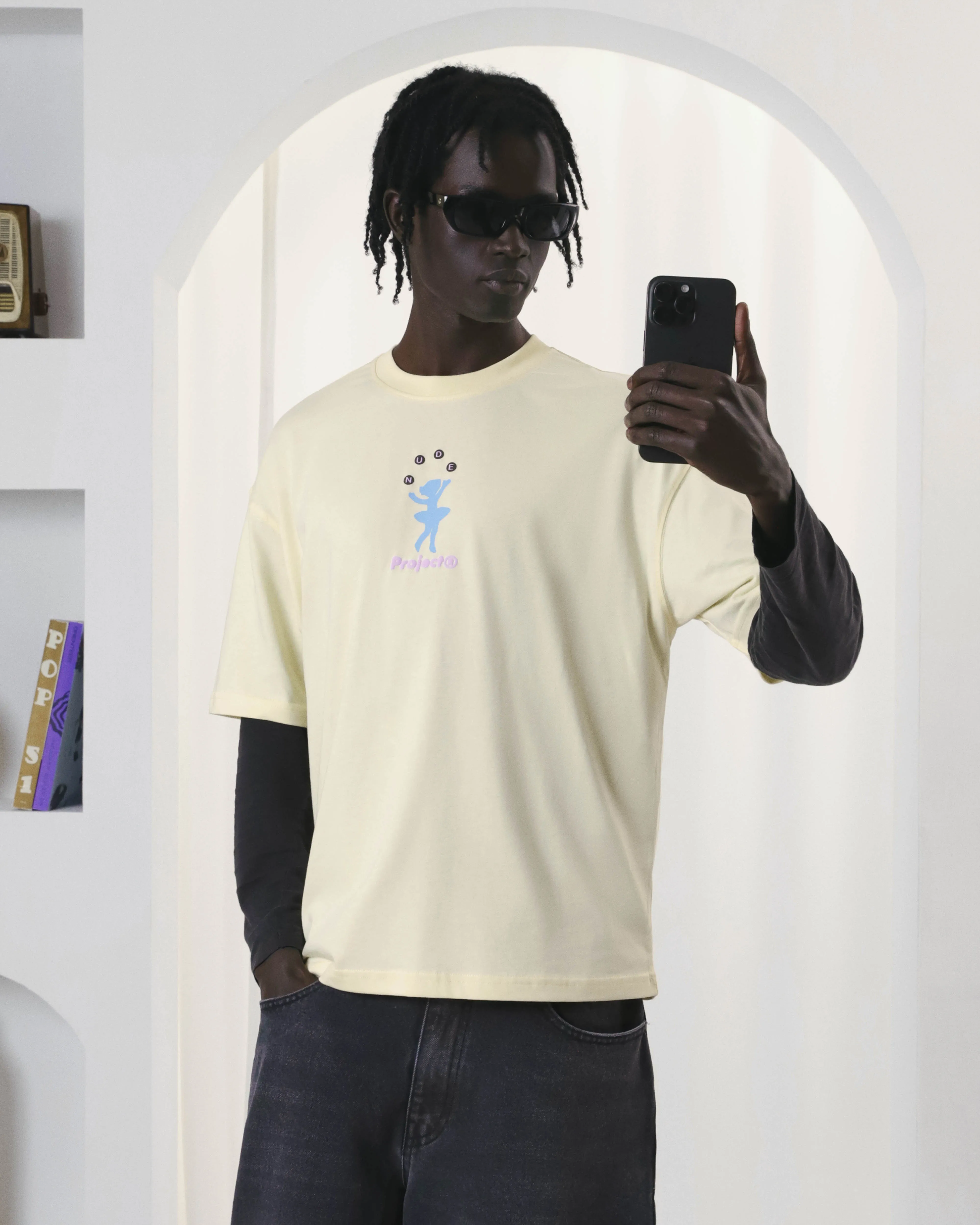 Lil'Rebel Tee Soft Yellow