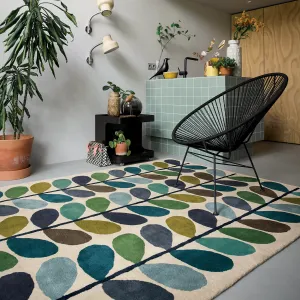 Linear Multi Stem Kingfisher Rug