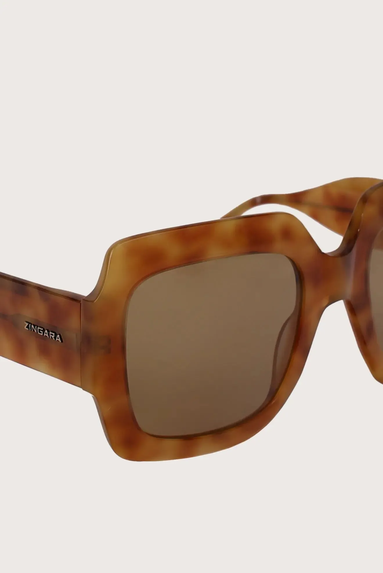 Liz Yellow Square Sunglasses	