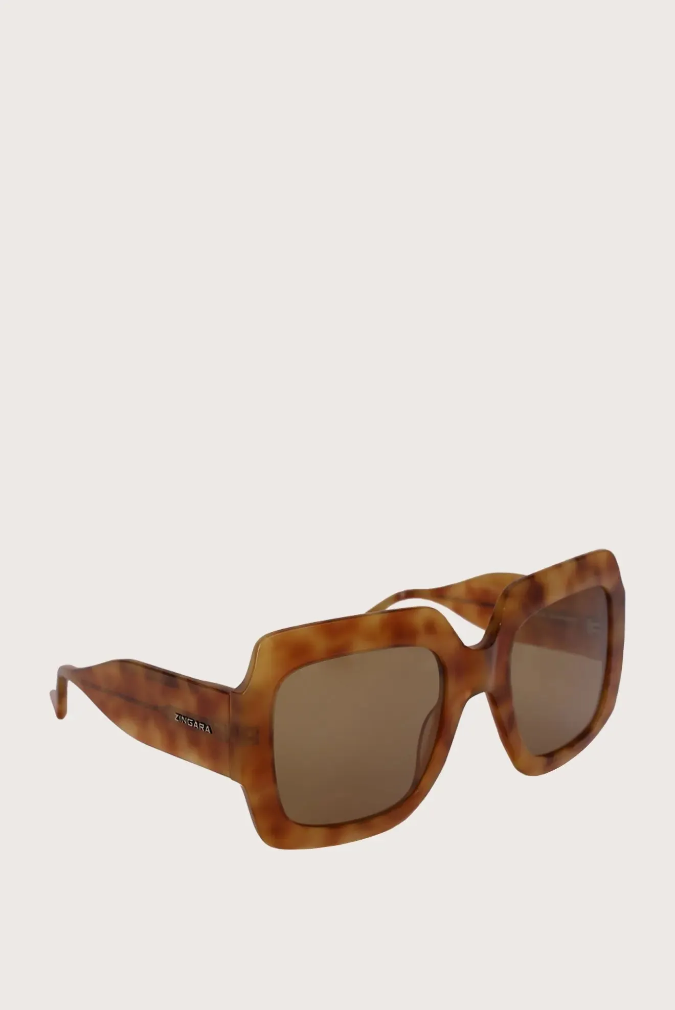 Liz Yellow Square Sunglasses	