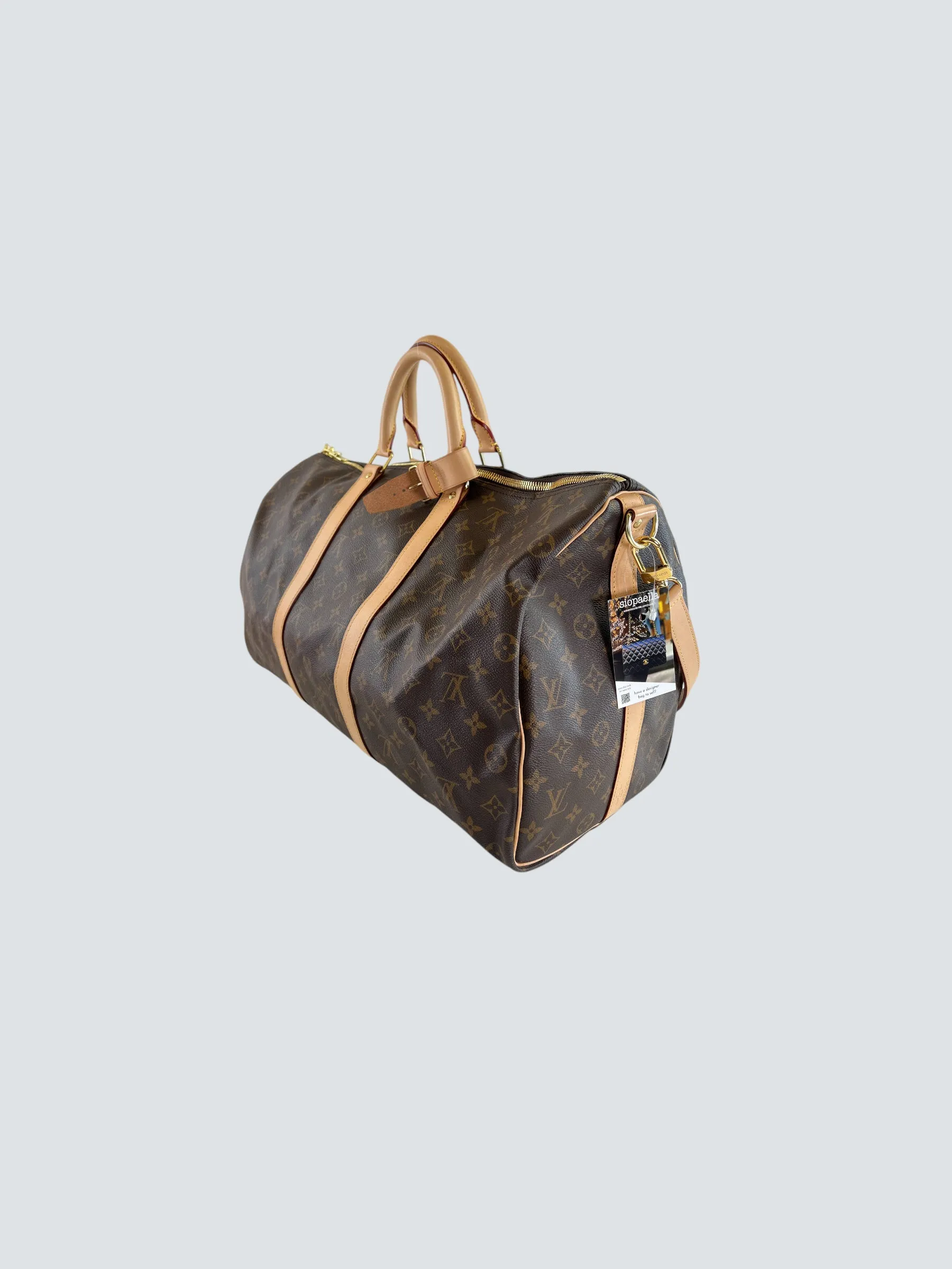Louis Vuitton Monogram Canvas Keepall 50 Luggage