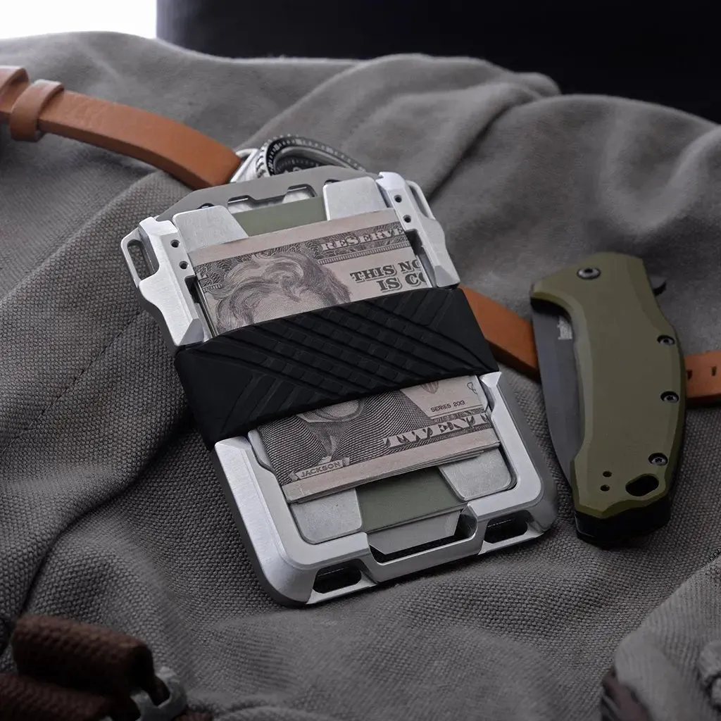 M1 Maverick Tactical Wallet | Single Pocket Rawhide