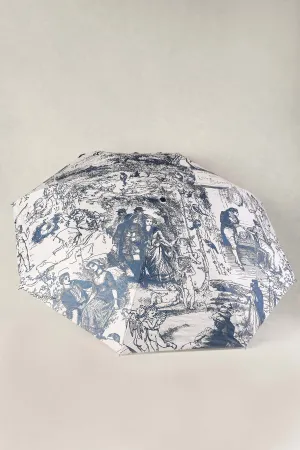 Mon Coeur Umbrella - Navy