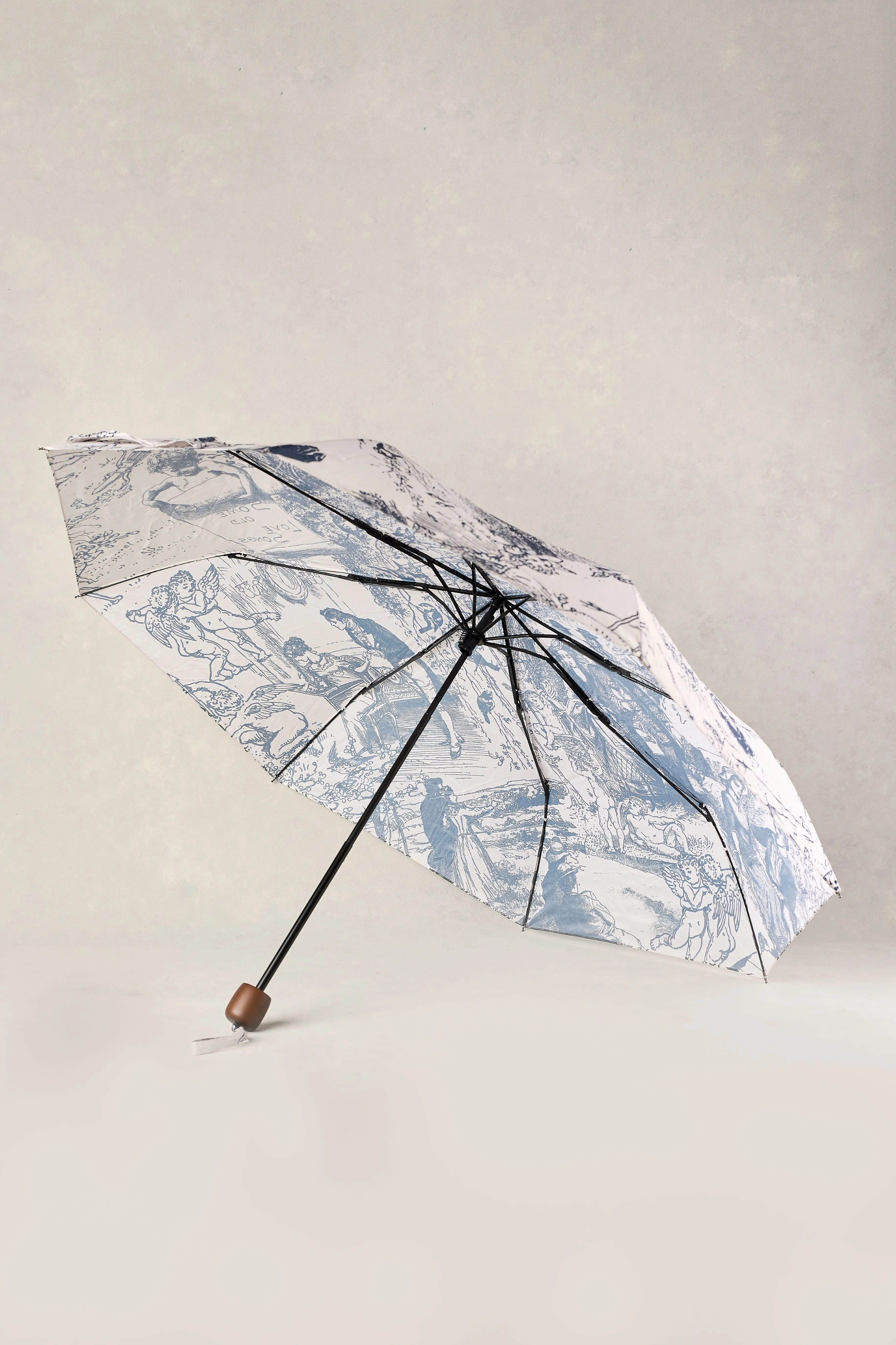 Mon Coeur Umbrella - Navy