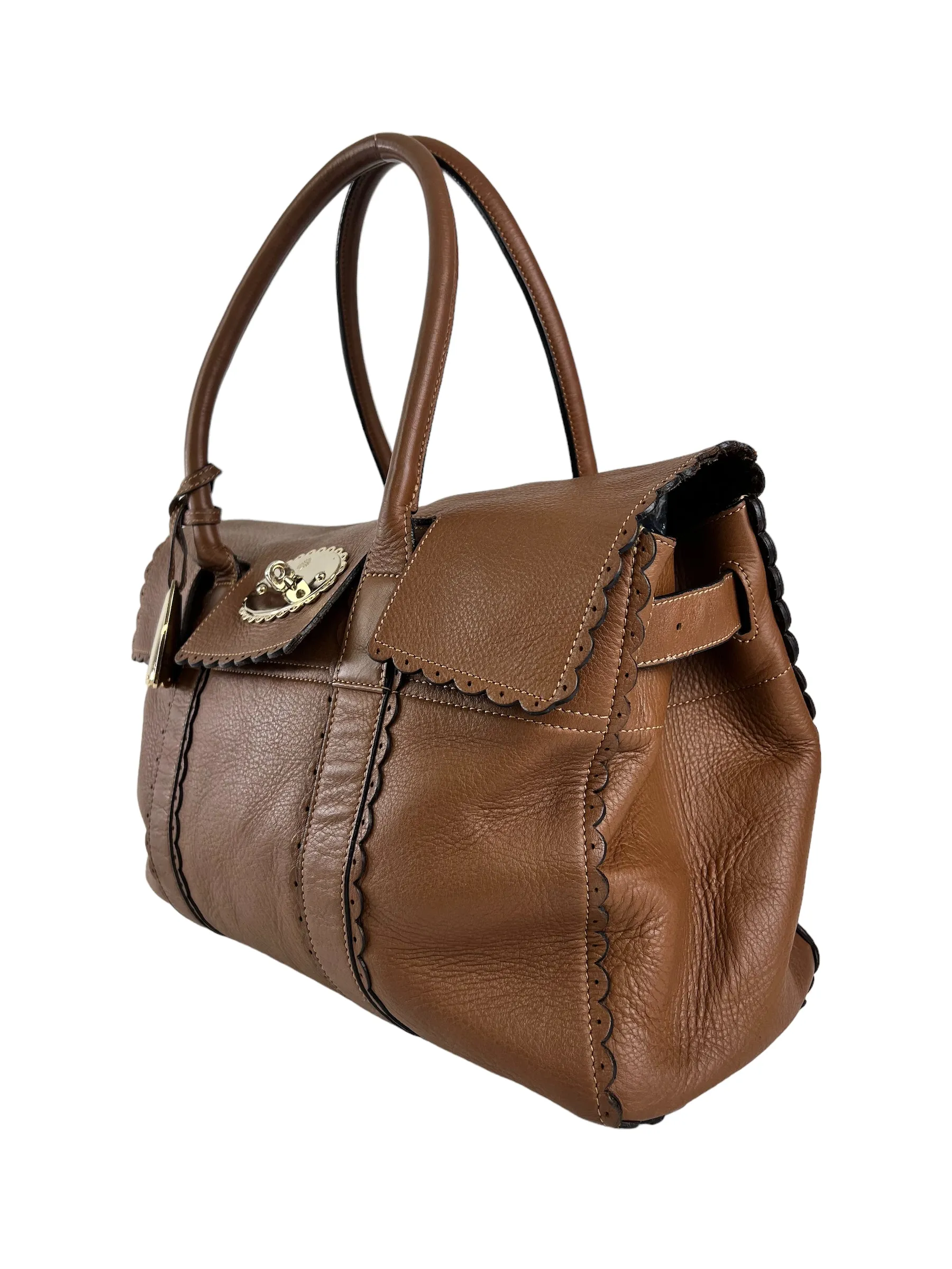 Mulberry Caramel Brown Leather Bayswater Tote