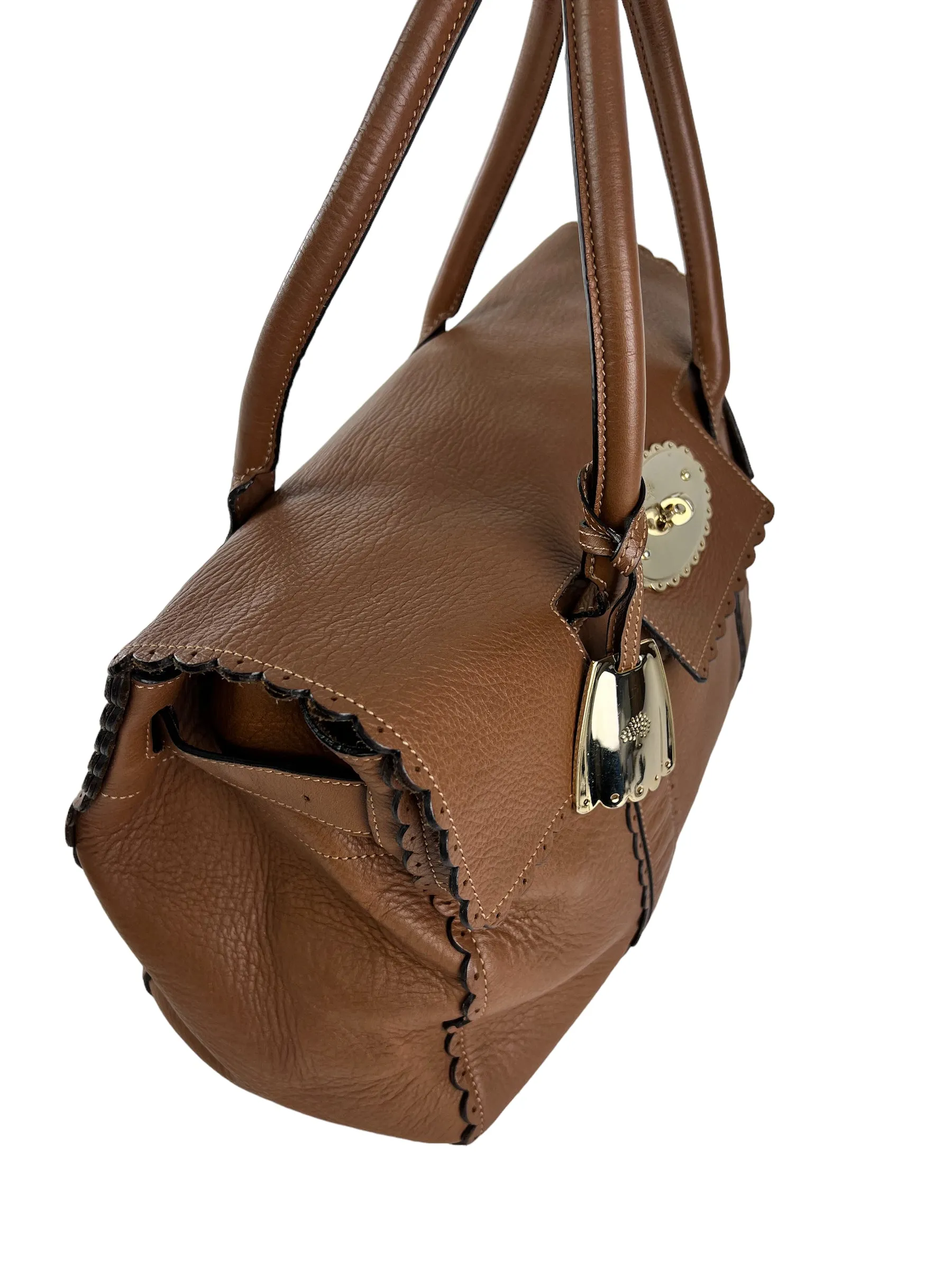 Mulberry Caramel Brown Leather Bayswater Tote