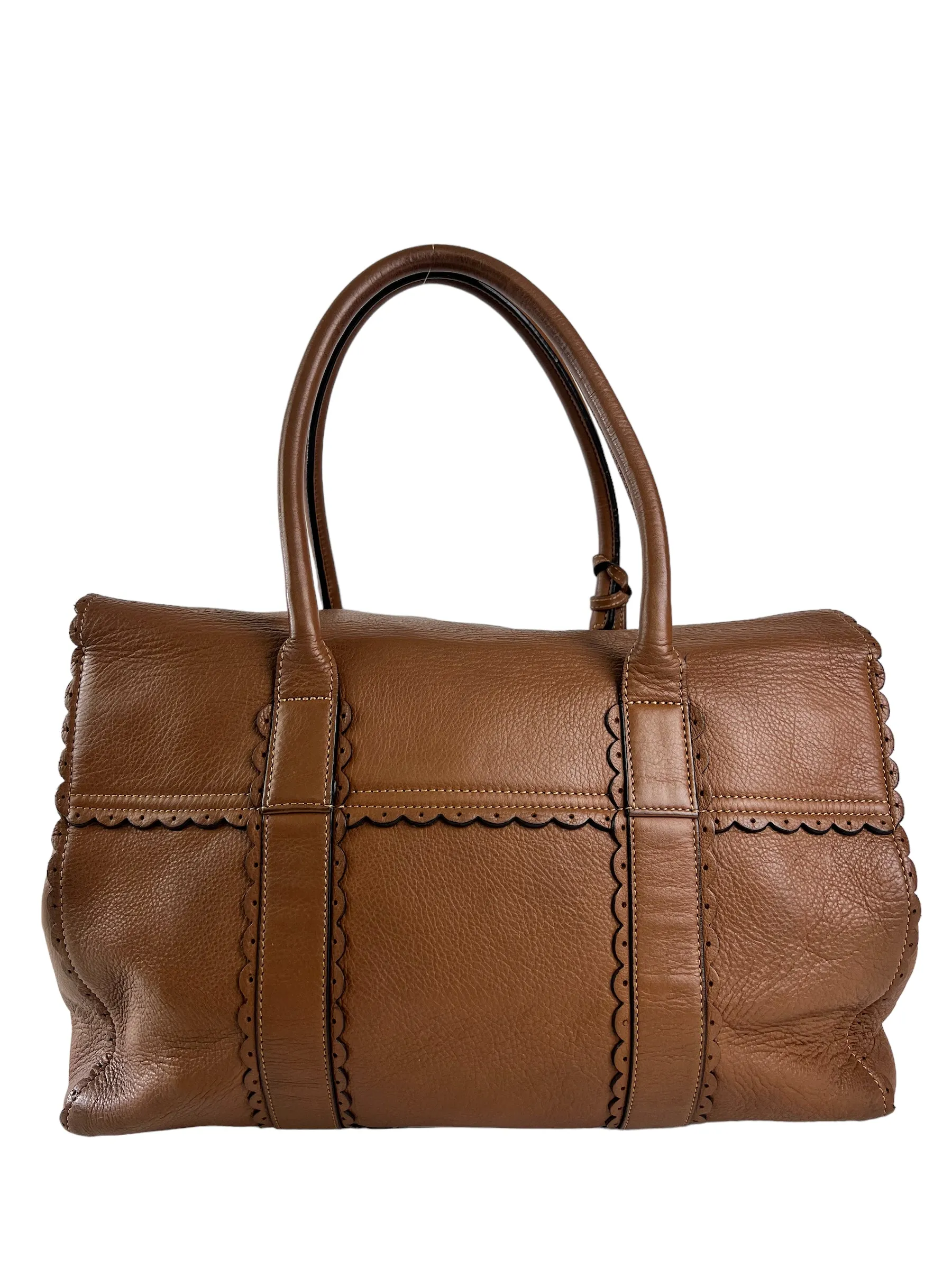 Mulberry Caramel Brown Leather Bayswater Tote
