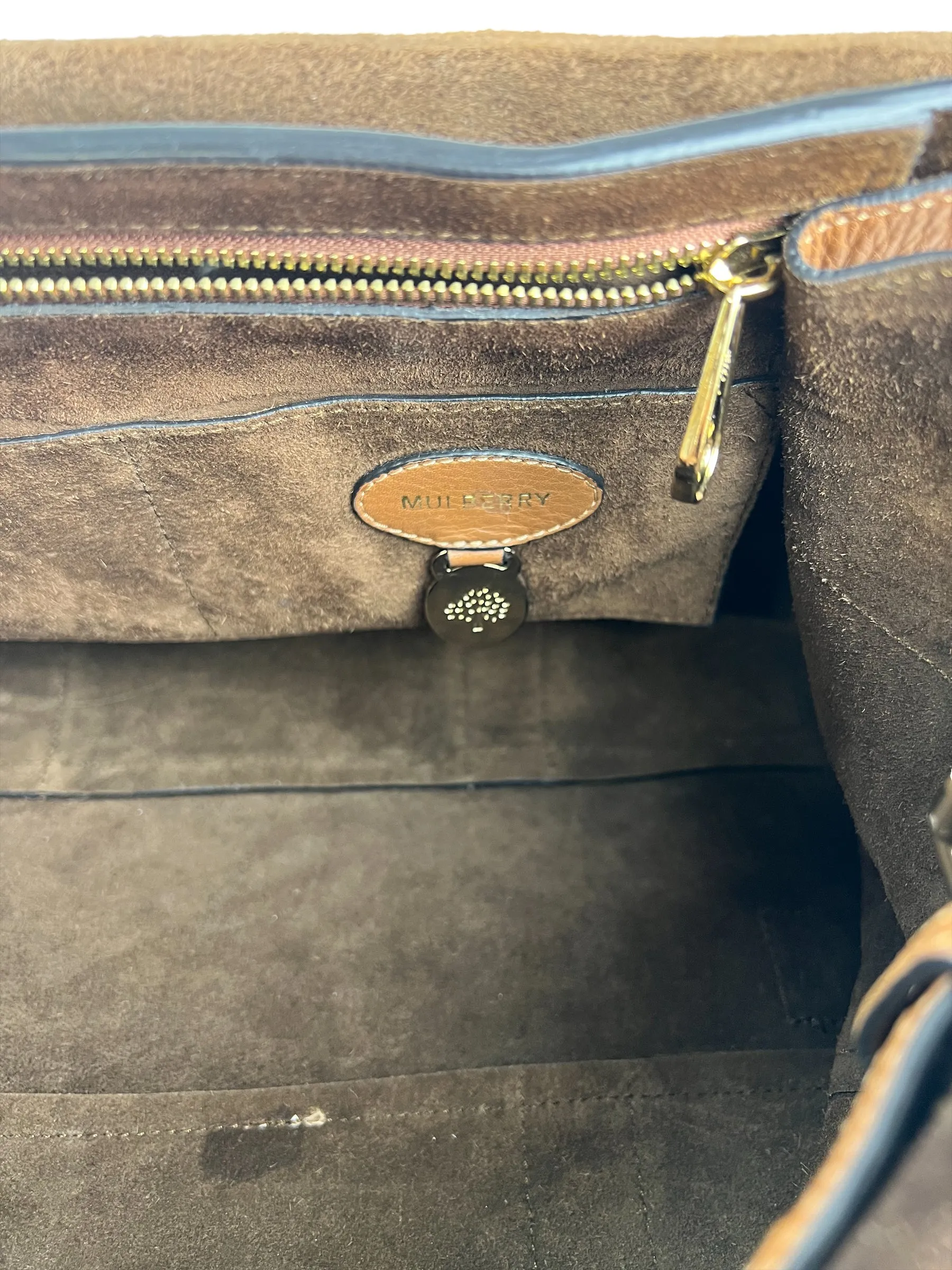 Mulberry Caramel Brown Leather Bayswater Tote